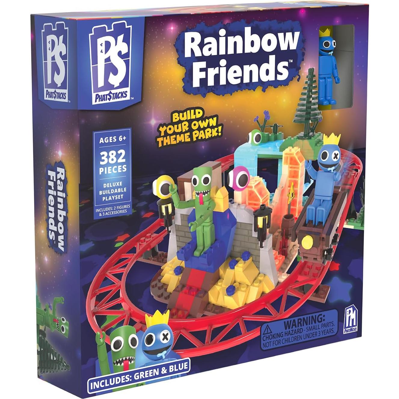 Conjunto Construible Deluxe Phat$tacks Amigos del Arco Iris