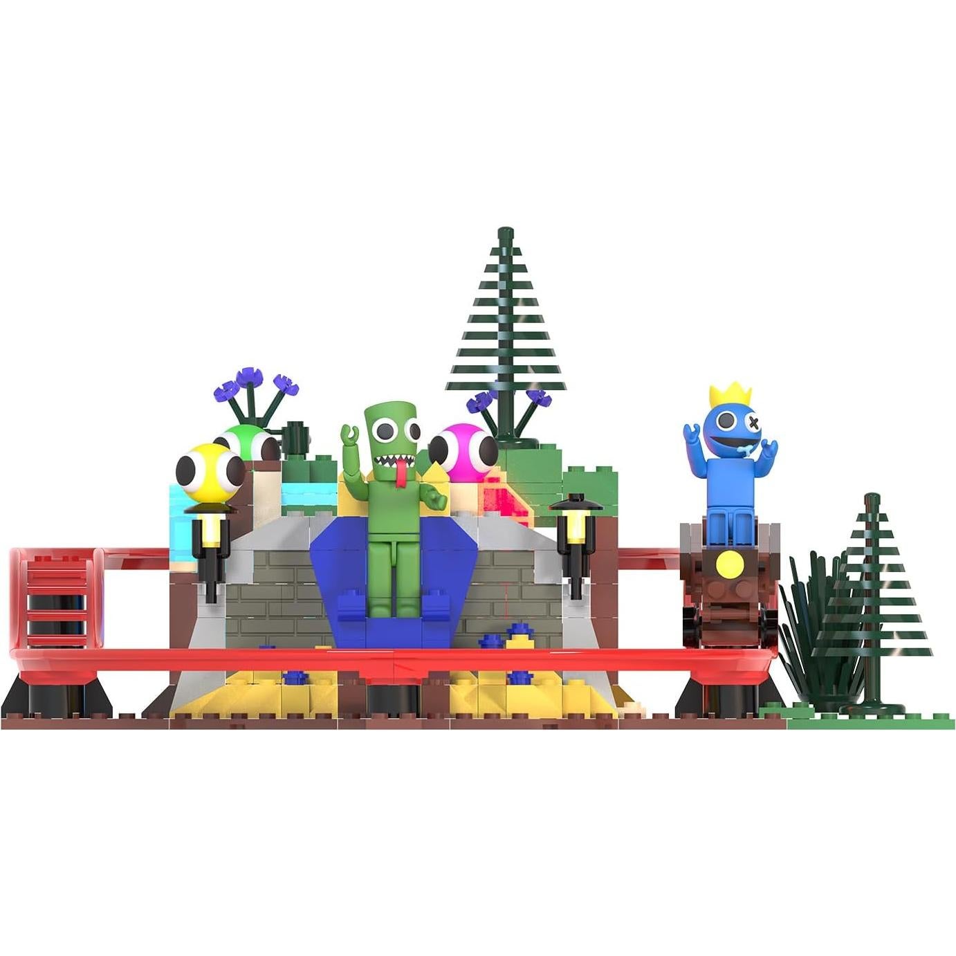 Conjunto Construible Deluxe Phat$tacks Amigos del Arco Iris