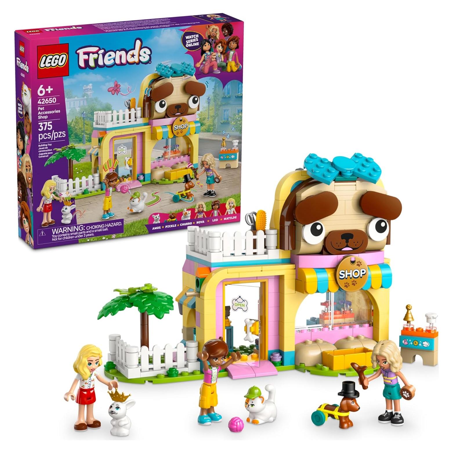 LEGO Friends Tienda de Accesorios para Mascotas 42650 - Juguete 375 Piezas