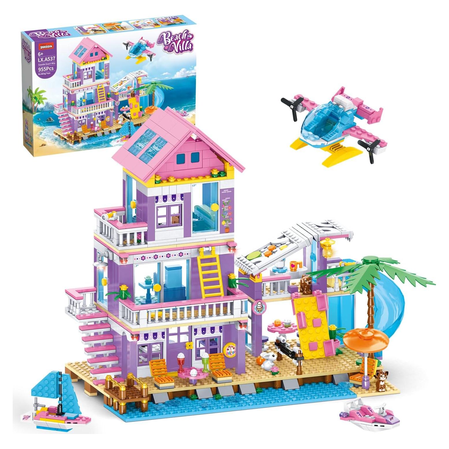 Conjunto de Construcción Villa Costera IKKOSYA 955 Piezas