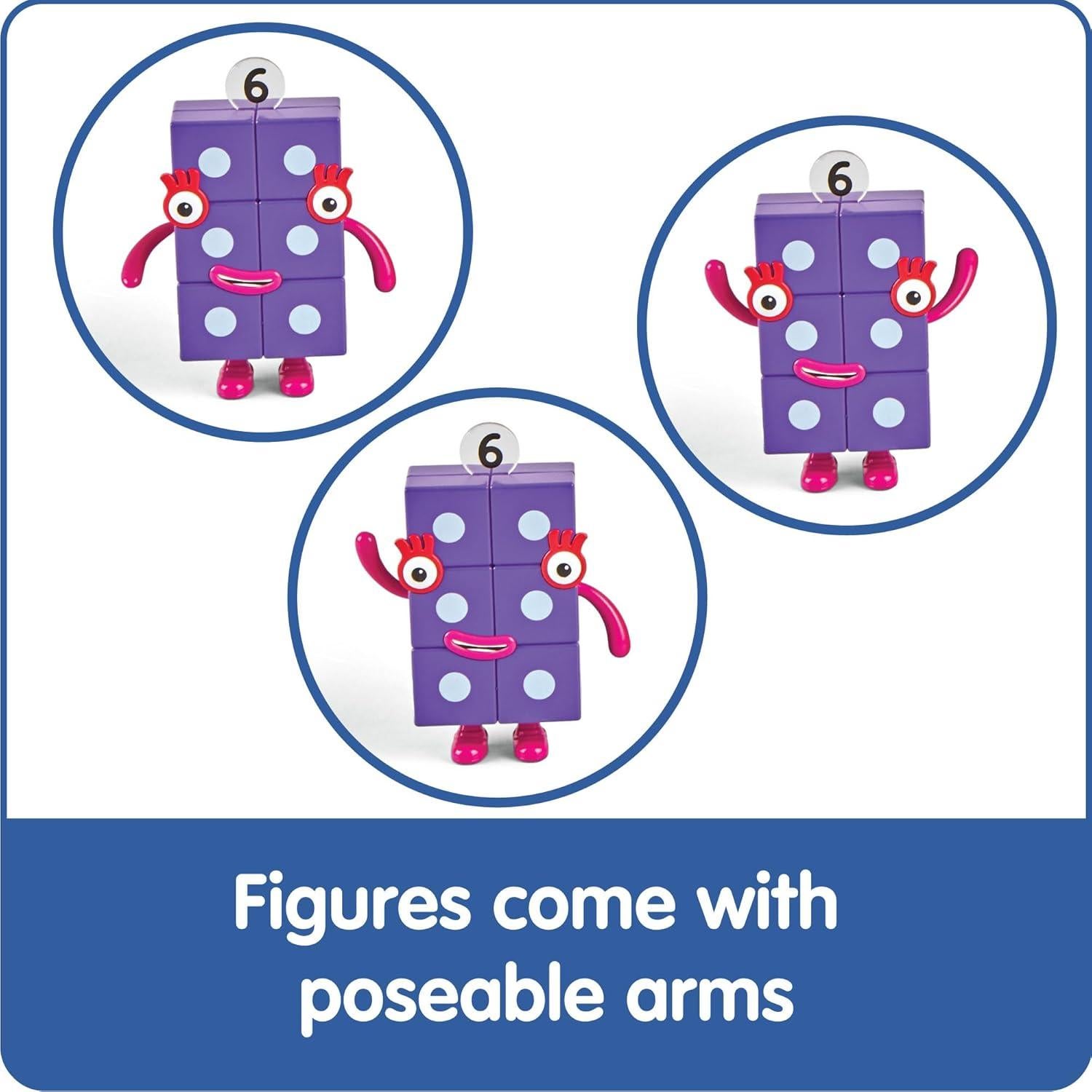 Figuras de Acción Numberblocks Seis a Diez hand2mind - Juguetes Educativos