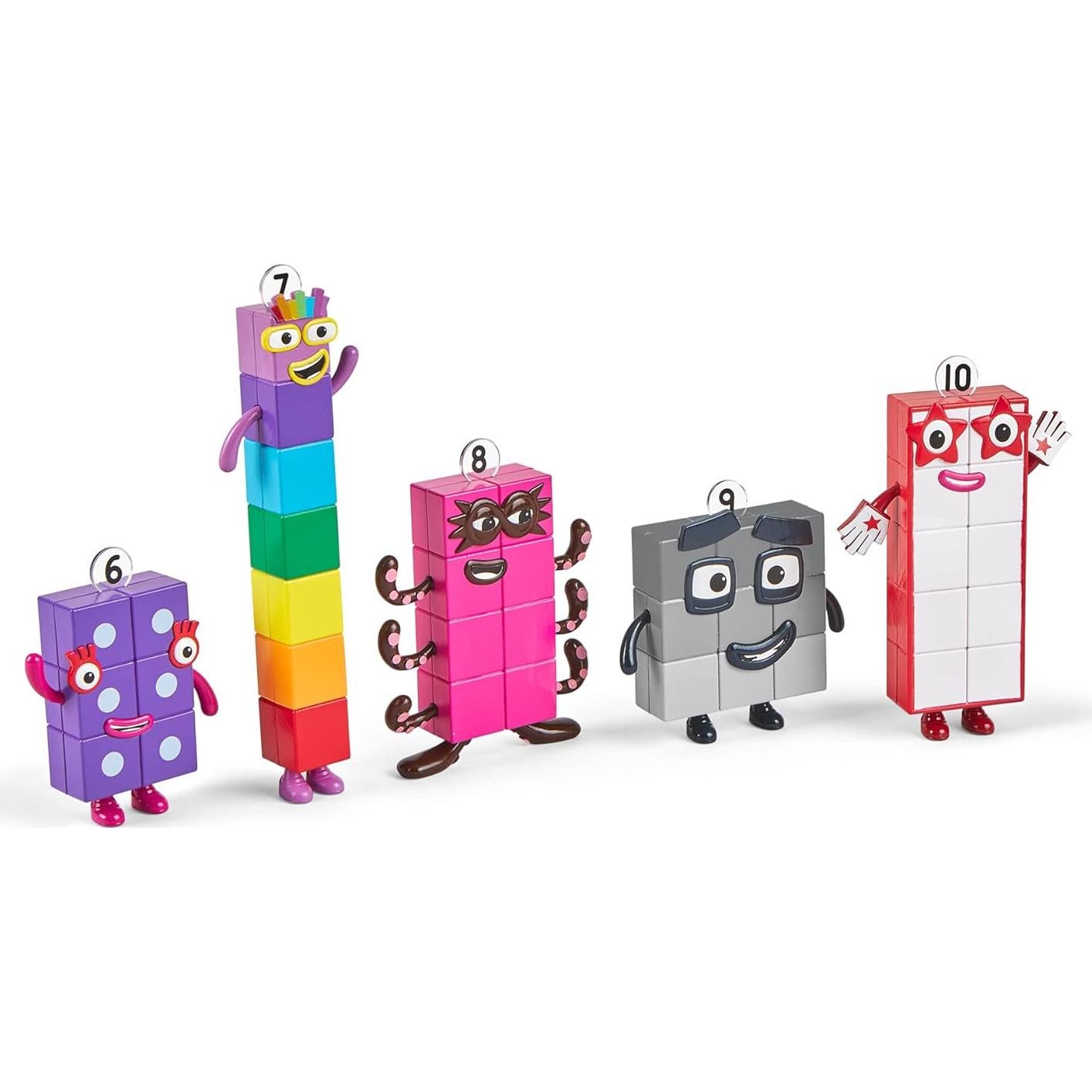 Figuras de Acción Numberblocks Seis a Diez hand2mind - Juguetes Educativos