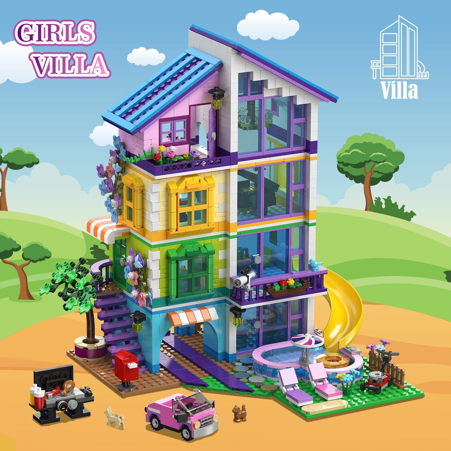 Set de Construcción Casa HOGOKIDS 1317 Piezas con Luz LED