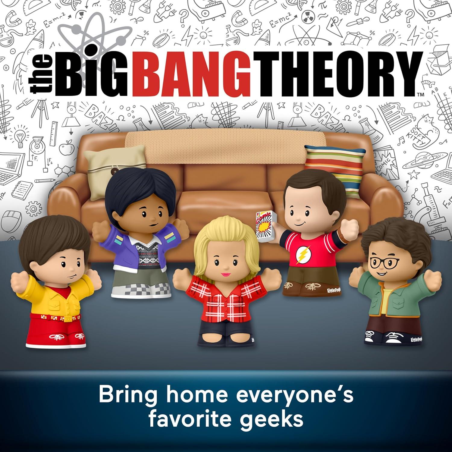 Conjunto de Figuras Little People The Big Bang Theory - Fisher-Price