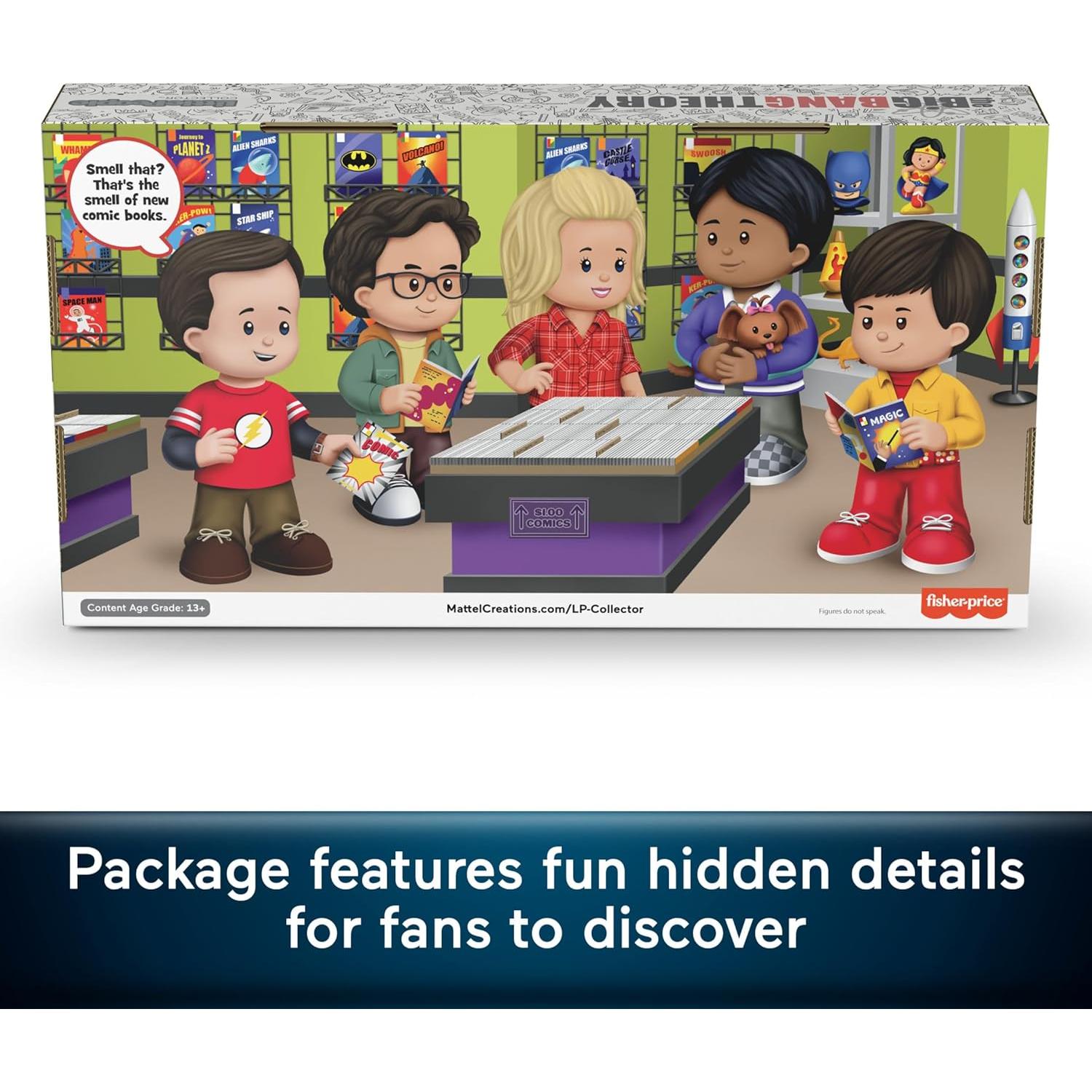 Conjunto de Figuras Little People The Big Bang Theory - Fisher-Price