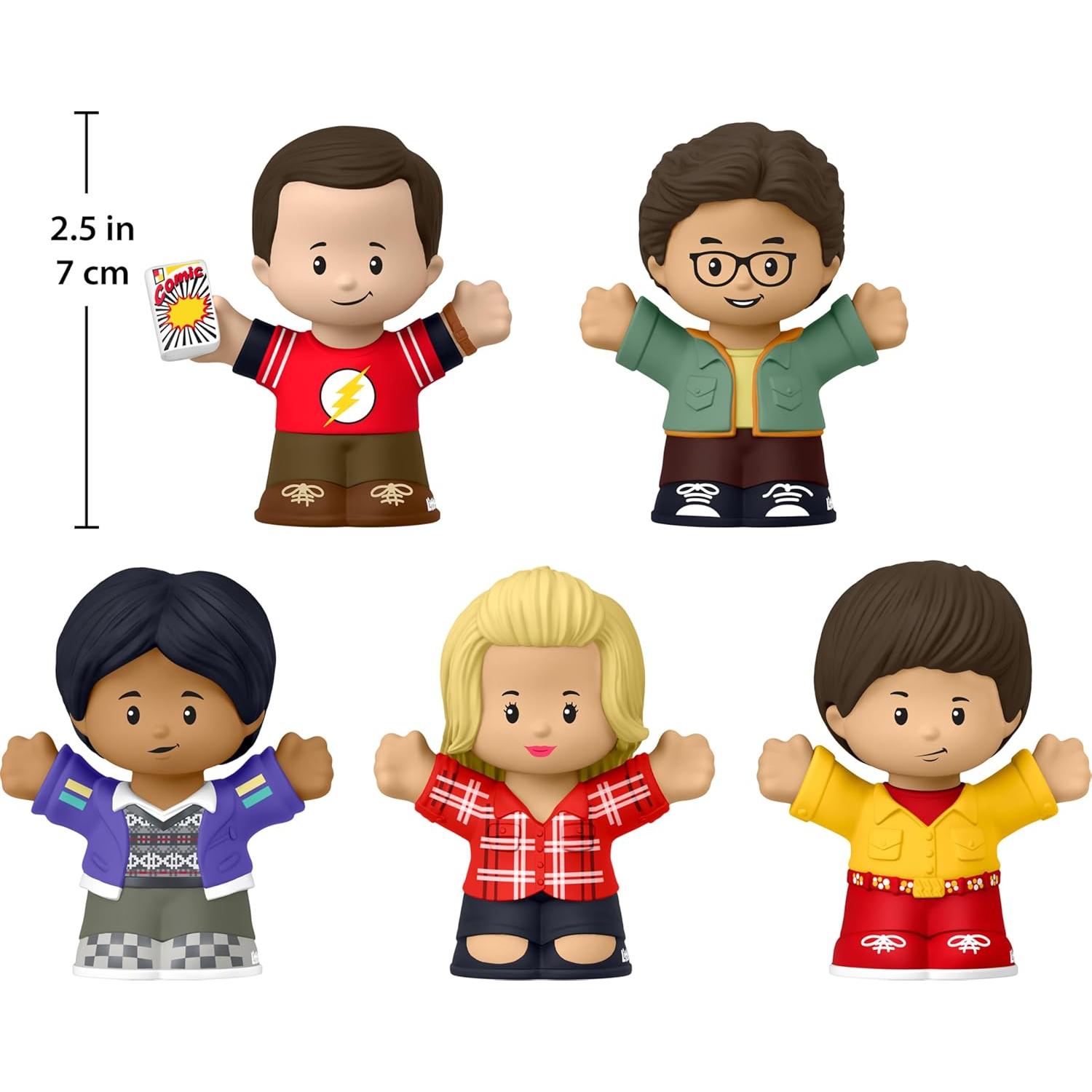 Conjunto de Figuras Little People The Big Bang Theory - Fisher-Price