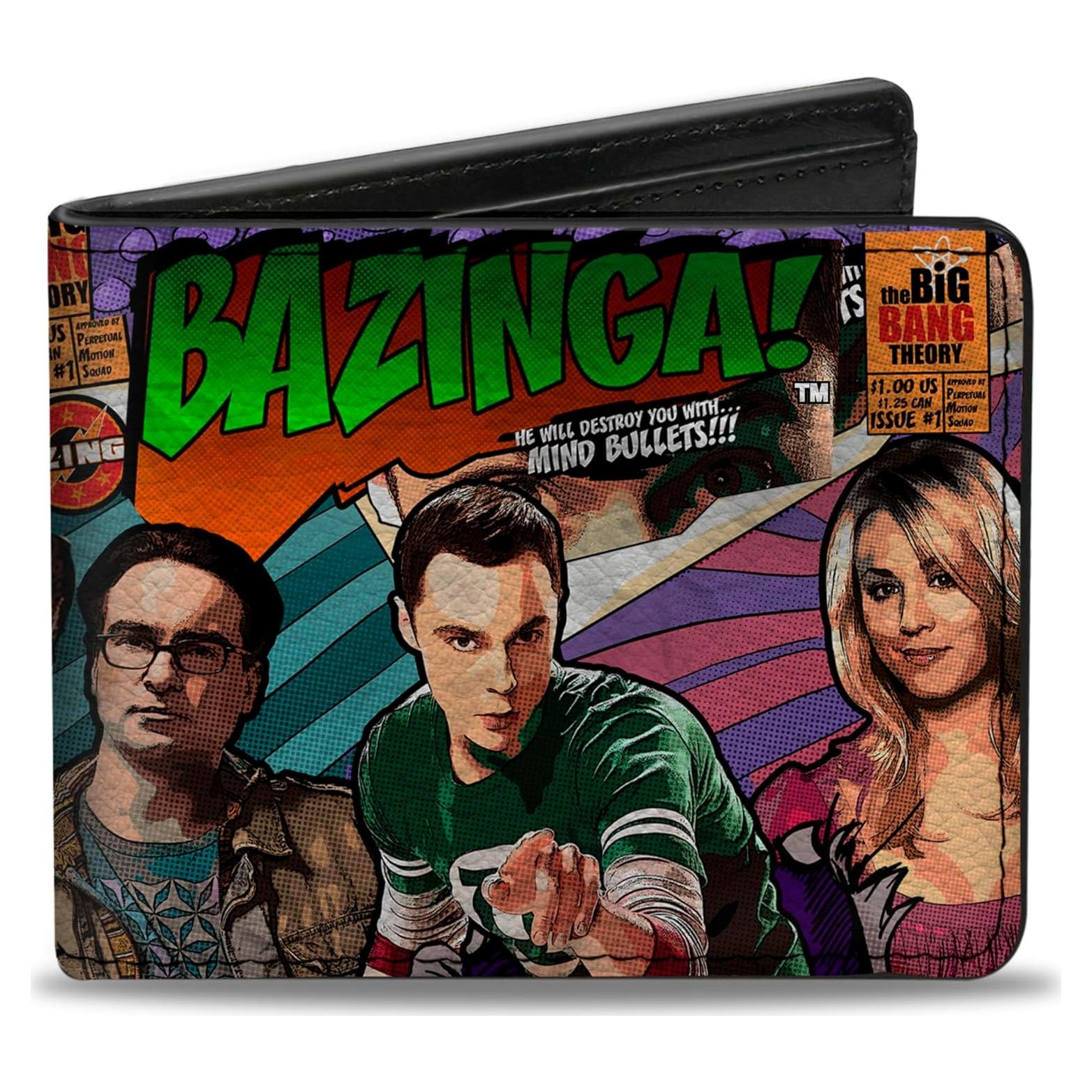 Billetera Bifold Buckle-Down La Teoría del Big Bang - Cuero Vegano