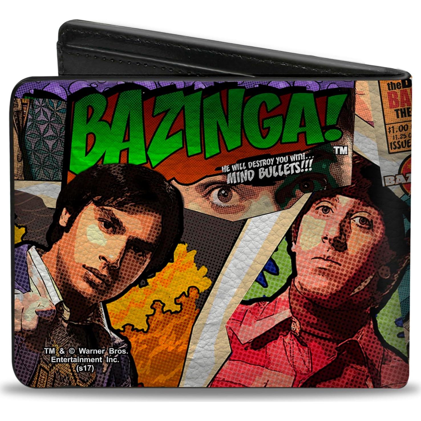 Billetera Bifold Buckle-Down La Teoría del Big Bang - Cuero Vegano