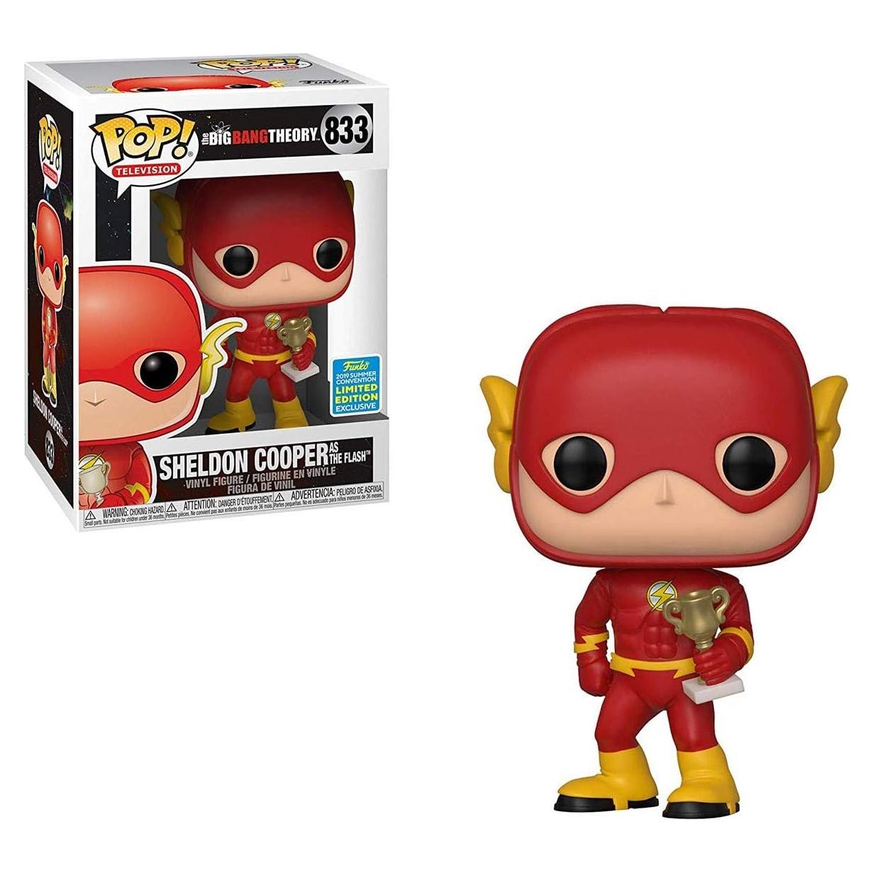 Funko Pop! Sheldon Cooper como The Flash #833 - SDCC 2019