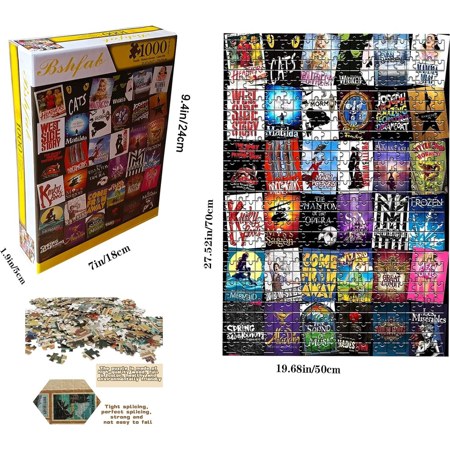 Rompecabezas 1000 Piezas XIECCX Teatro Musical Alta Dificultad