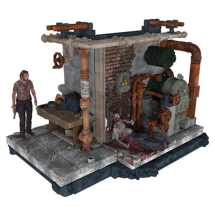 Conjunto de Construcción McFarlane Toys - Sala de Calderas The Walking Dead