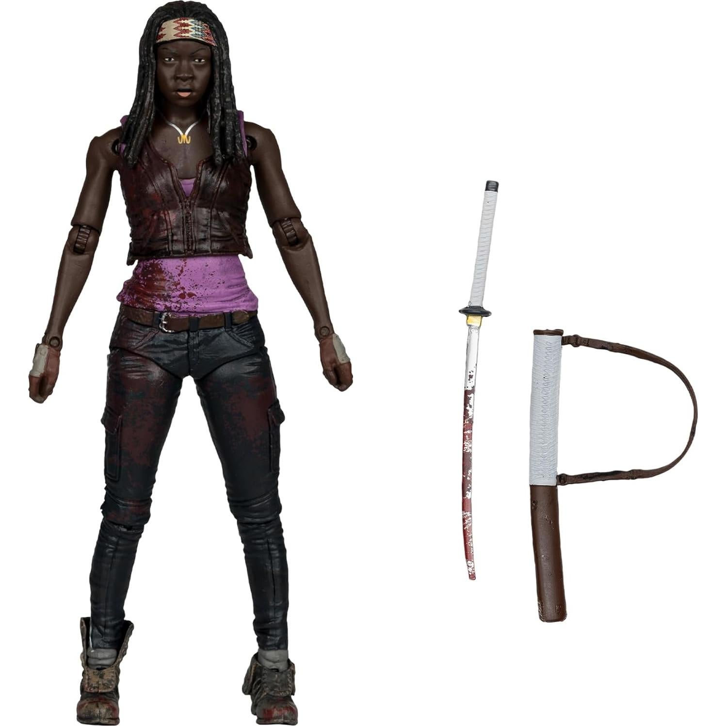 Figura articulada Michonne 14cm McFarlane Toys The Walking Dead