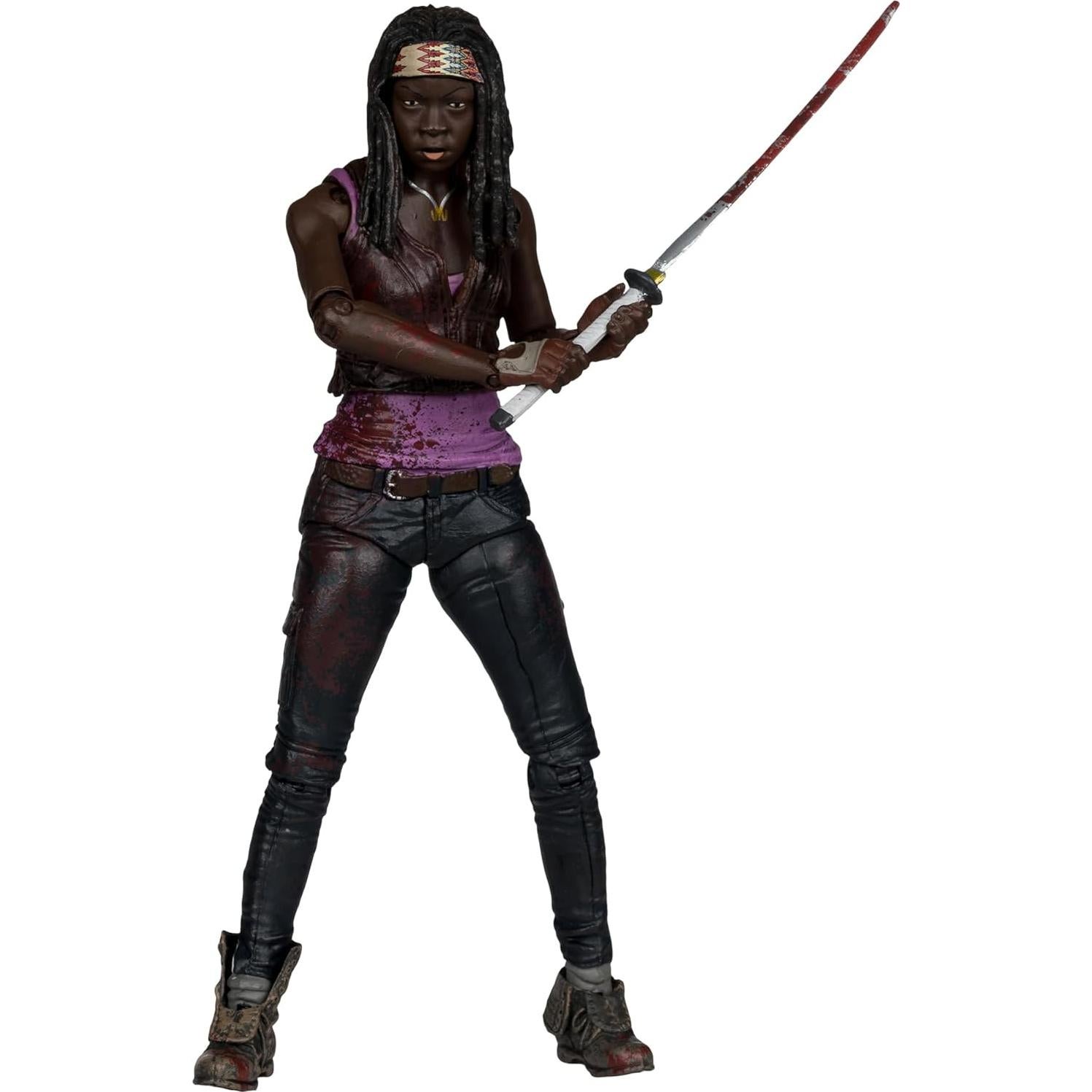Figura articulada Michonne 14cm McFarlane Toys The Walking Dead