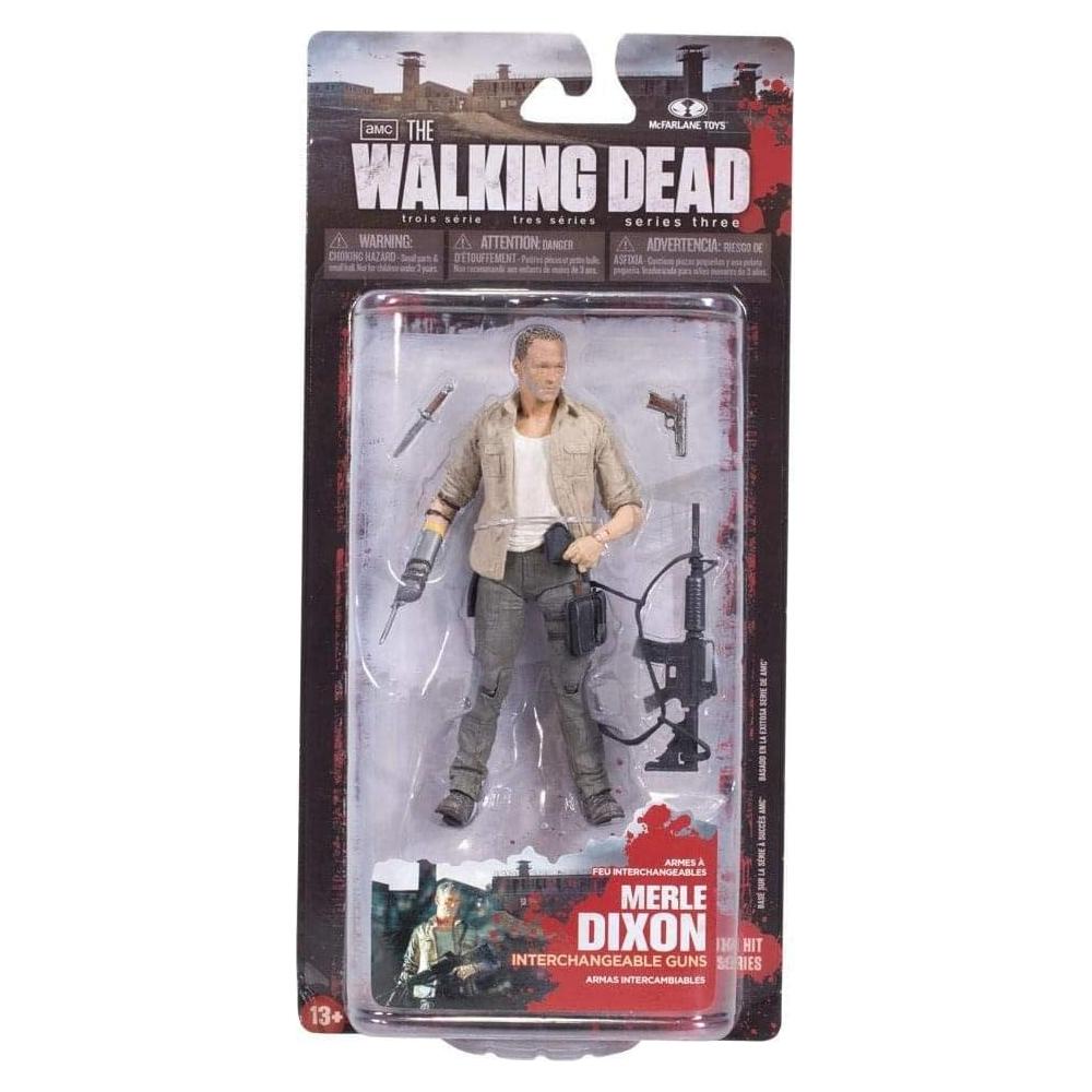 Figura de acción Merle Dixon The Walking Dead McFarlane 12.7cm