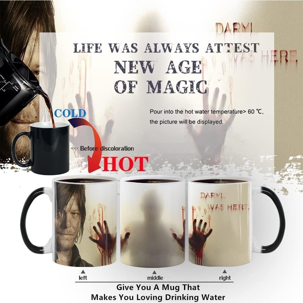 Taza de Cerámica Cambiante Daryl Dixon The Walking Dead 311ml