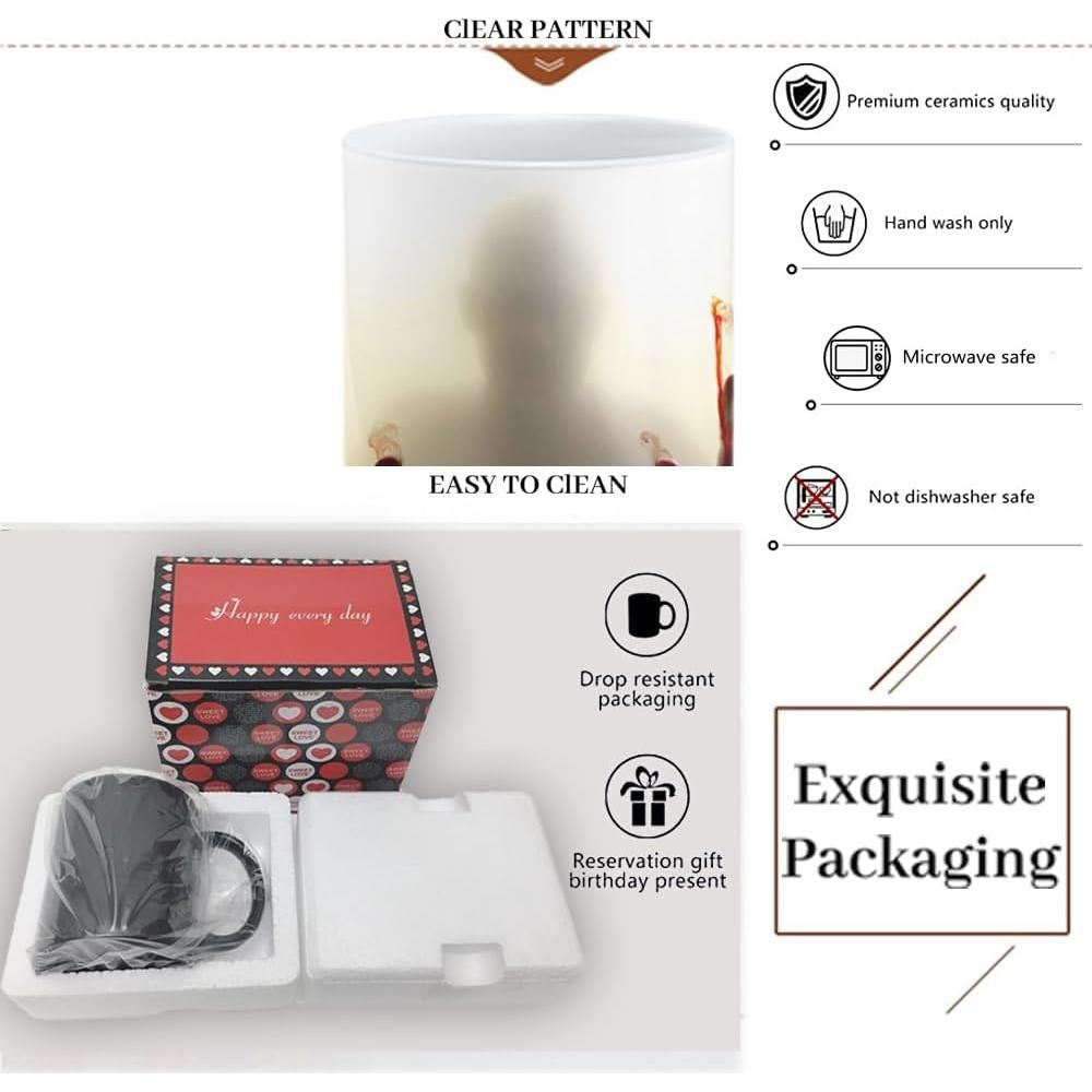 Taza de Cerámica Cambiante Daryl Dixon The Walking Dead 311ml