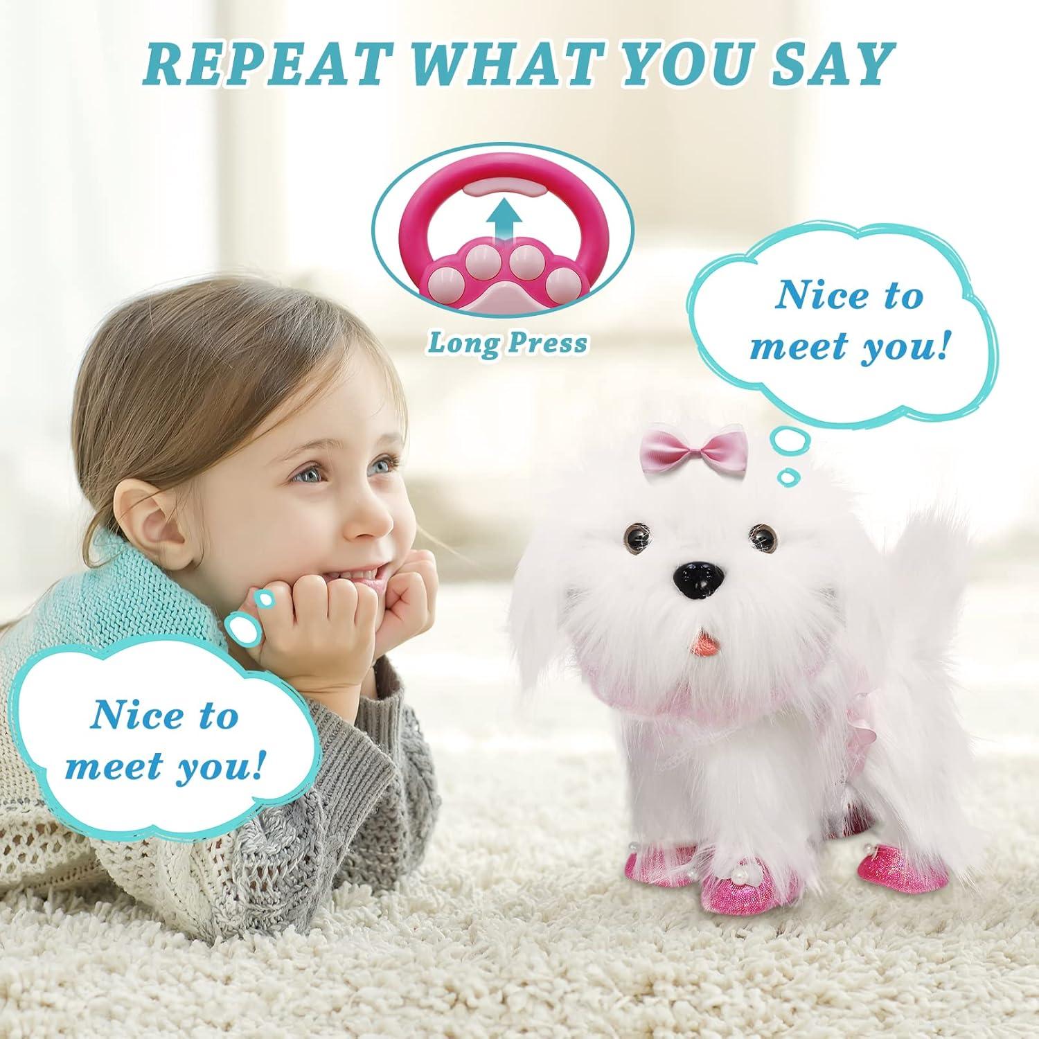 Perro de Juguete Interactivo Jaydear - Camina, Ladra y Canta