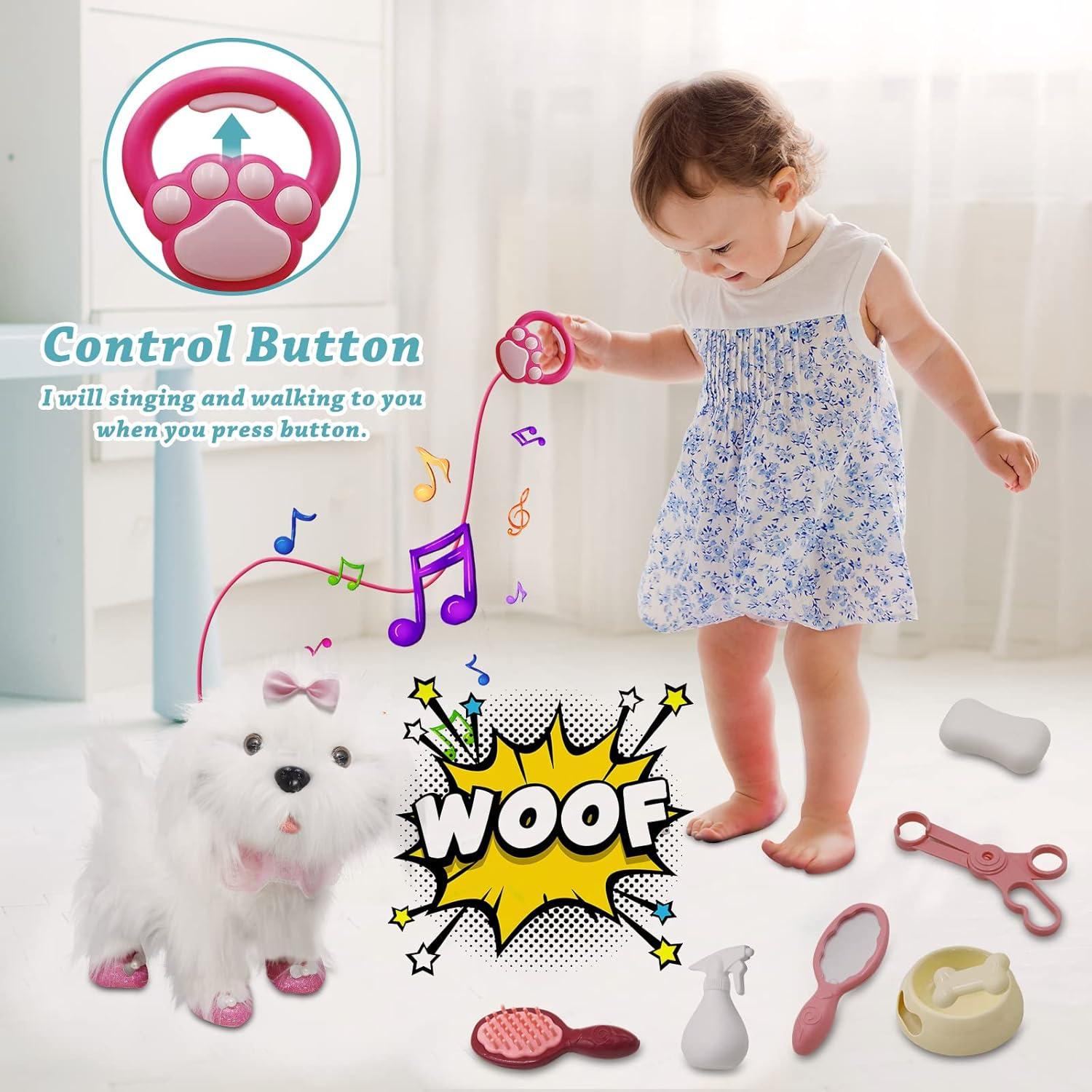 Perro de Juguete Interactivo Jaydear - Camina, Ladra y Canta