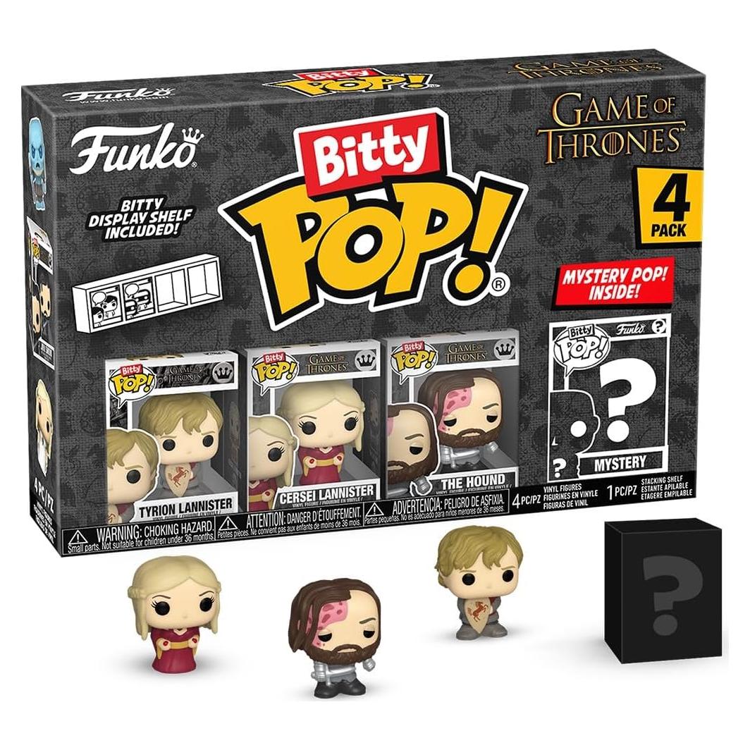 Funko Pop Bitty Juego de Tronos - Paquete de 4 Figuras Mini 2.2 cm