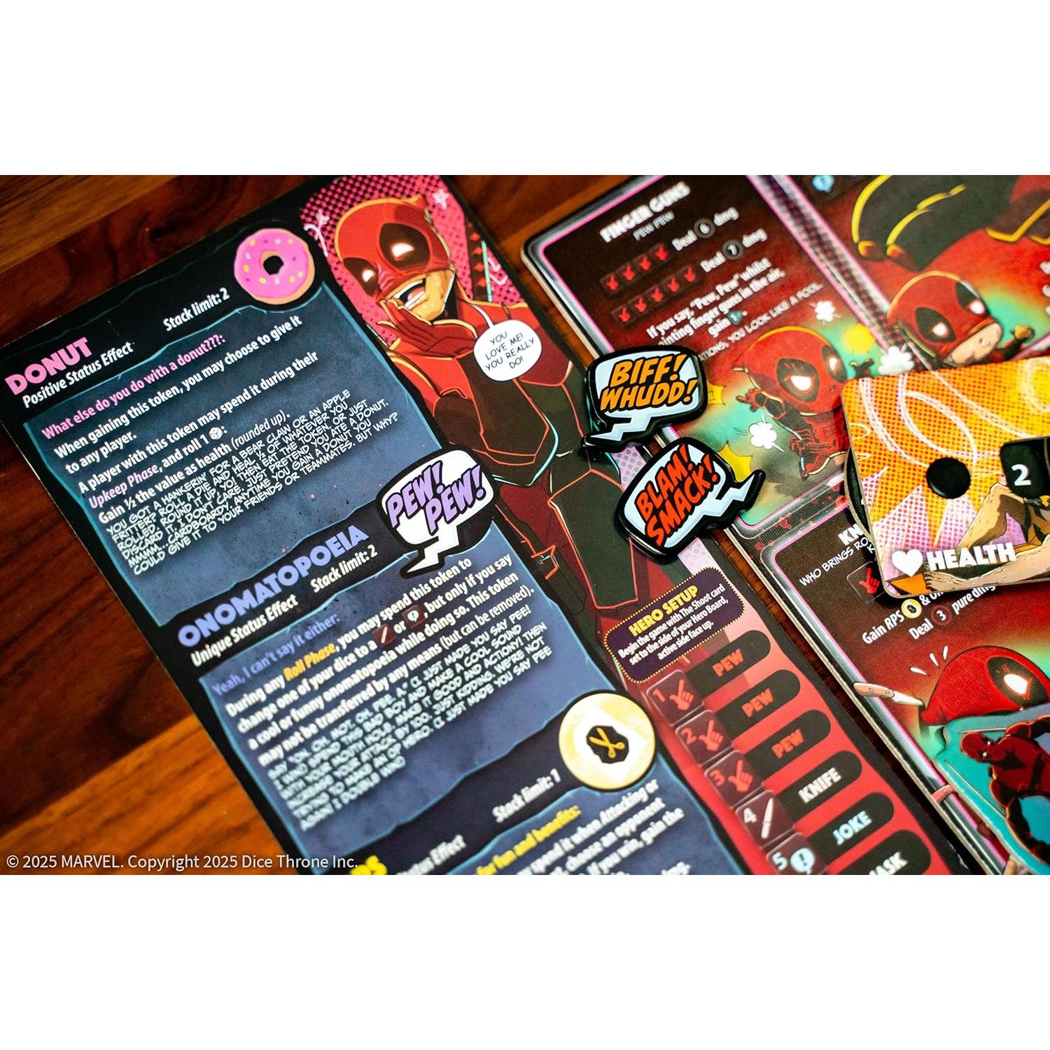 Juego de Dados Marvel Dice Throne Deadpool - Edición Deluxe