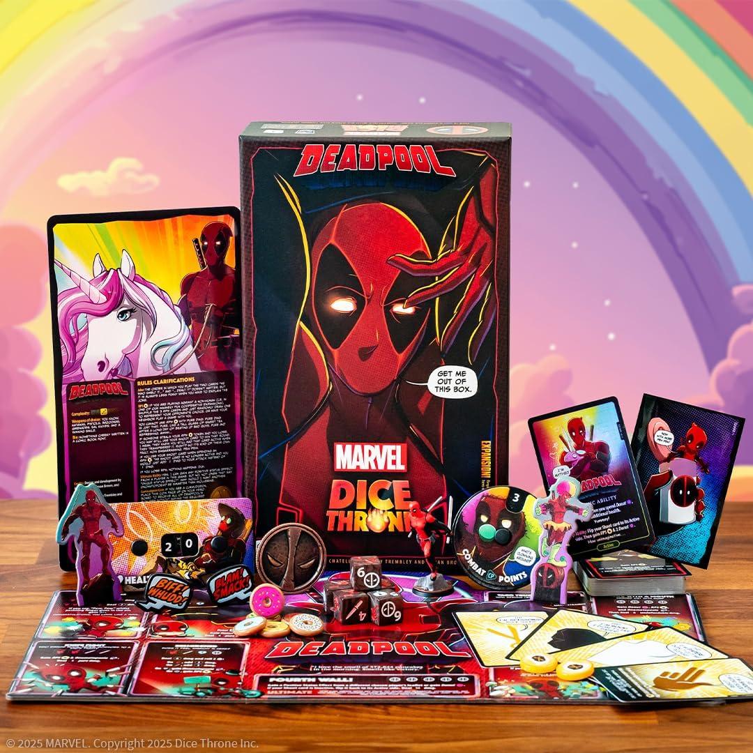 Juego de Dados Marvel Dice Throne Deadpool - Edición Deluxe