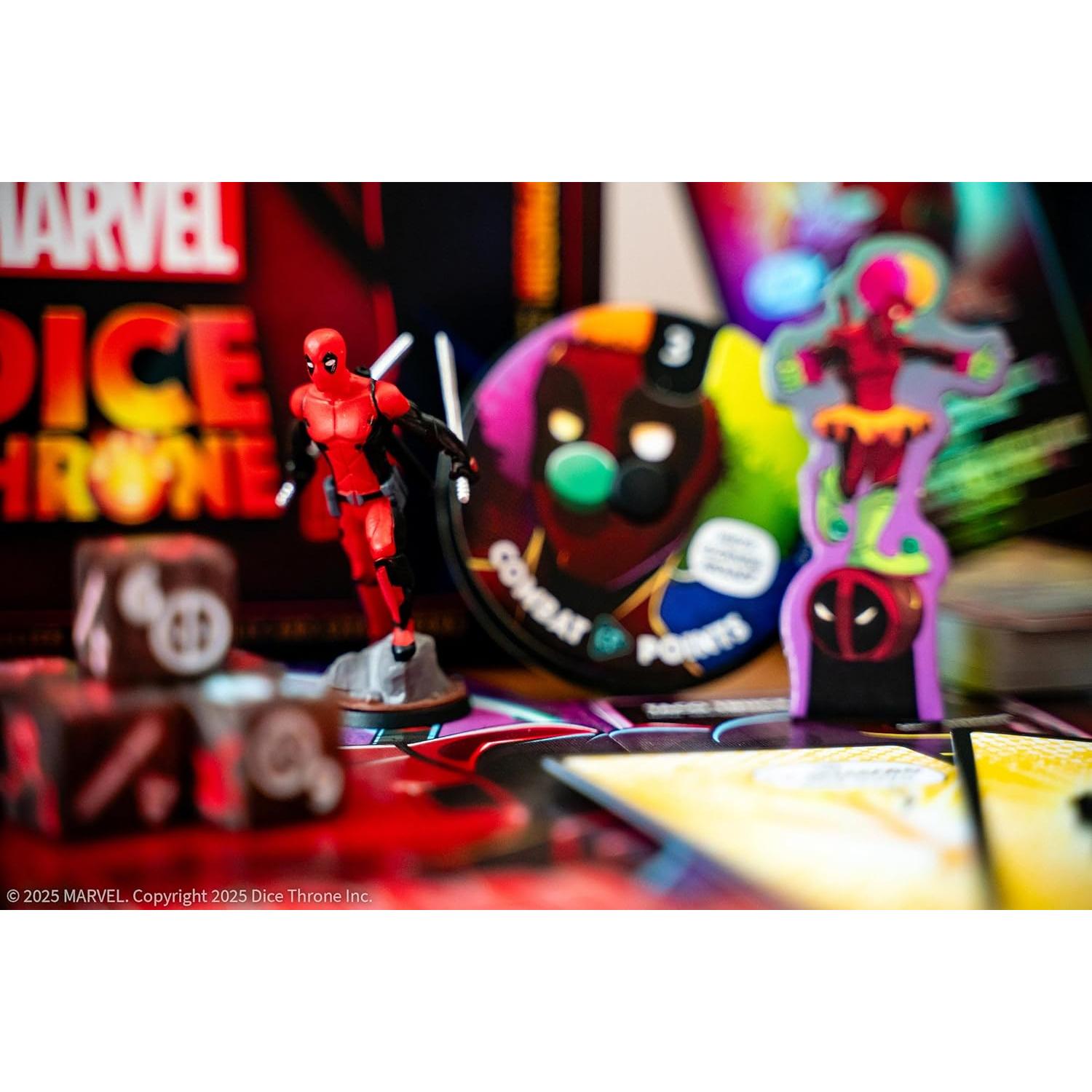 Juego de Dados Marvel Dice Throne Deadpool - Edición Deluxe