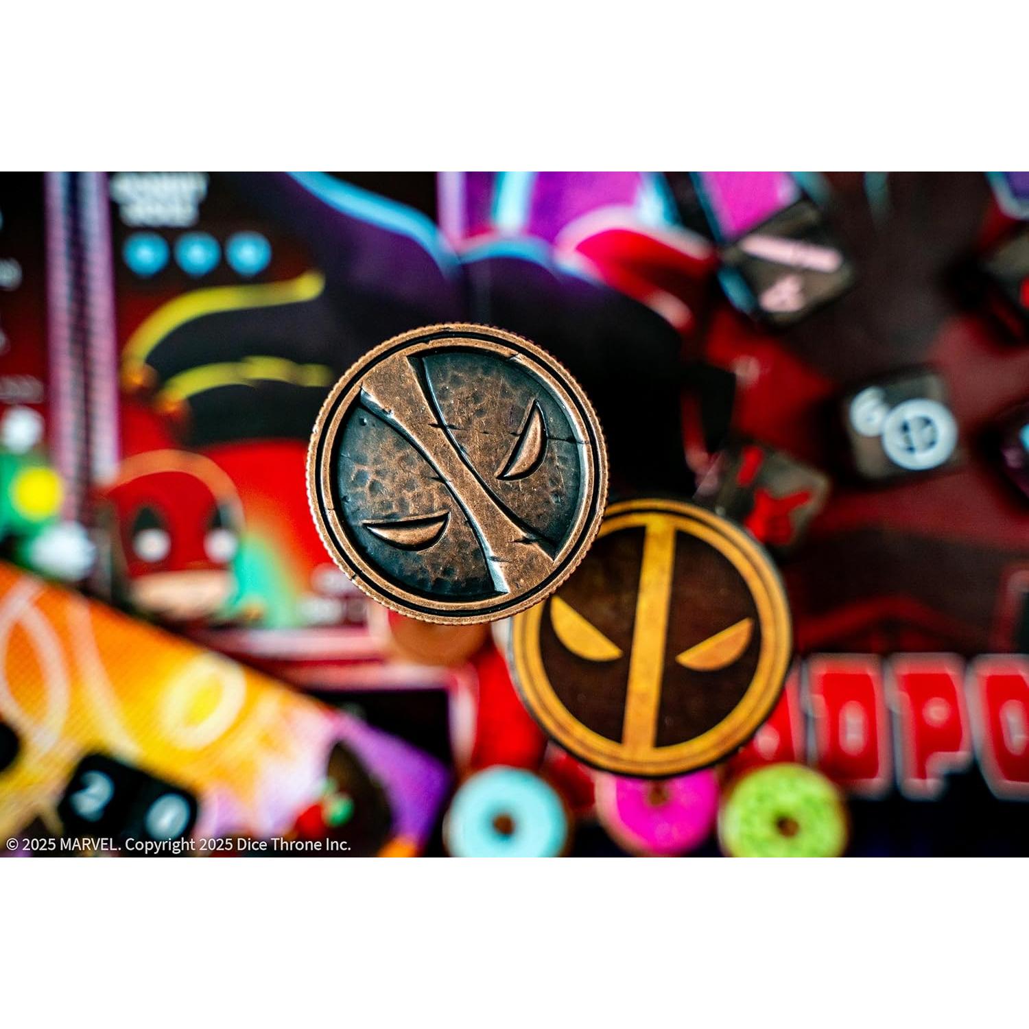 Juego de Dados Marvel Dice Throne Deadpool - Edición Deluxe