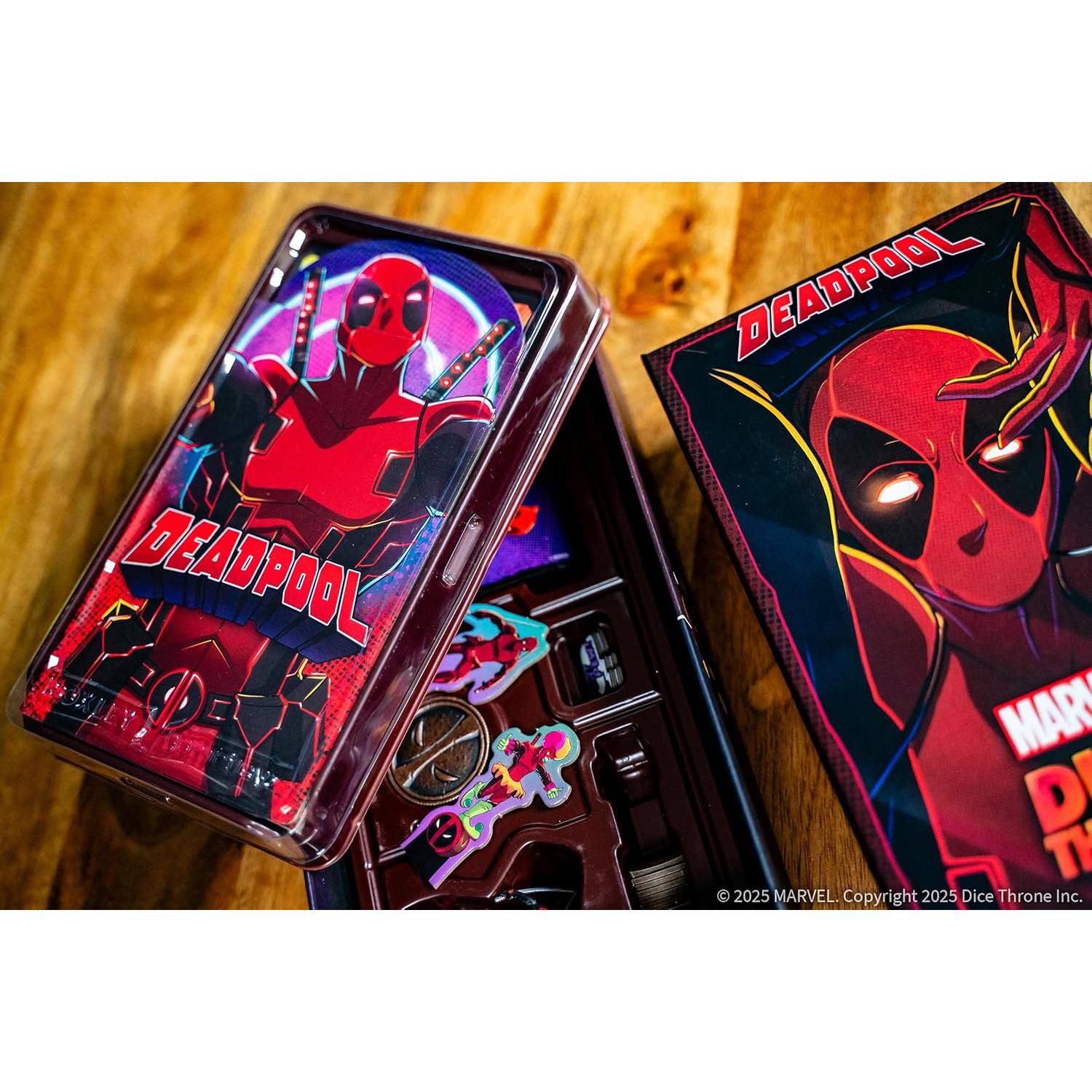 Juego de Dados Marvel Dice Throne Deadpool - Edición Deluxe