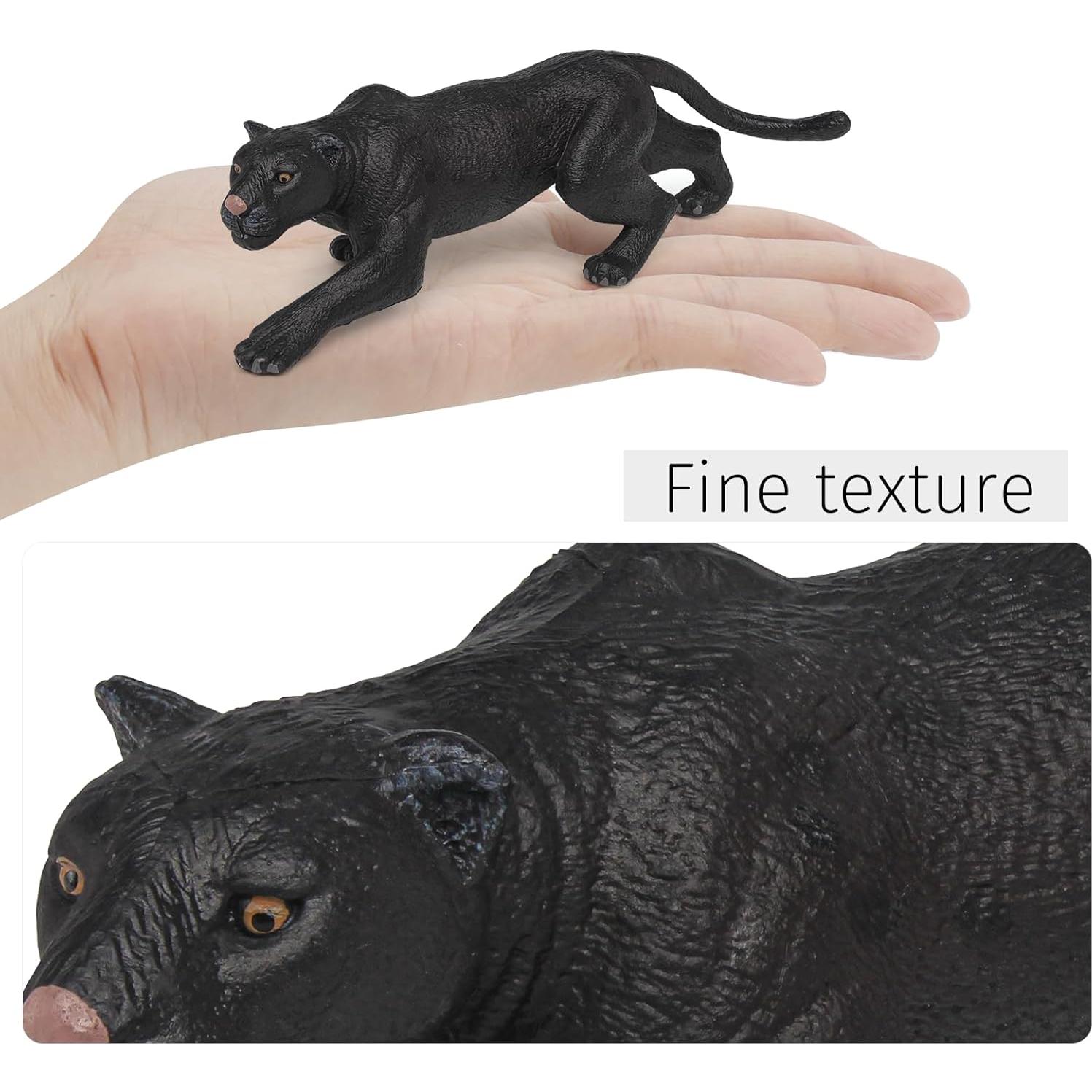 Set de 2 Figuras de Pantera Negra PVC WONWONTOYS 13.4x8.5 cm