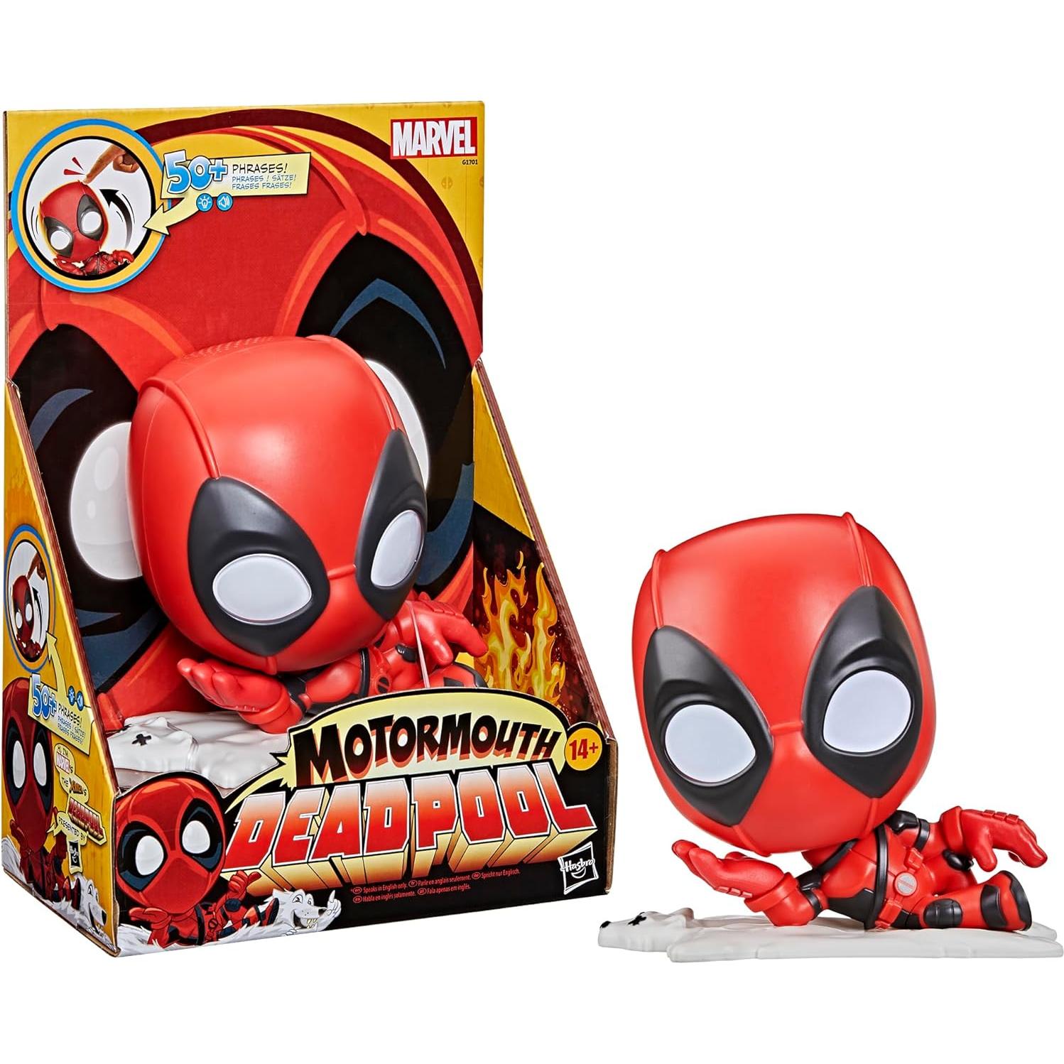 Juguete Electrónico Hablante Deadpool 15 cm con Luces y Sonido