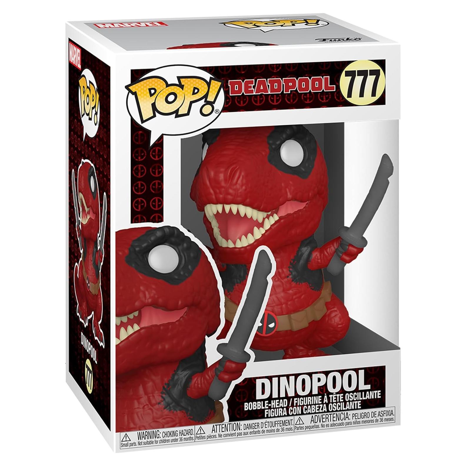 Figura de Vinilo Funko Pop! Deadpool 30th Dinopool 9.5cm