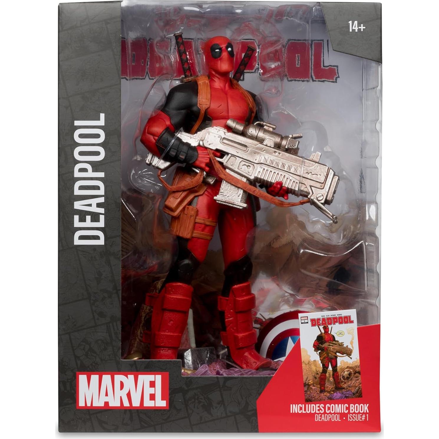 Muñeco Coleccionable Deadpool 1:6 McFarlane Toys con Escena