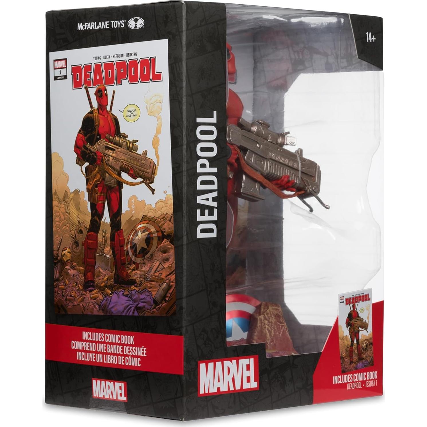 Muñeco Coleccionable Deadpool 1:6 McFarlane Toys con Escena