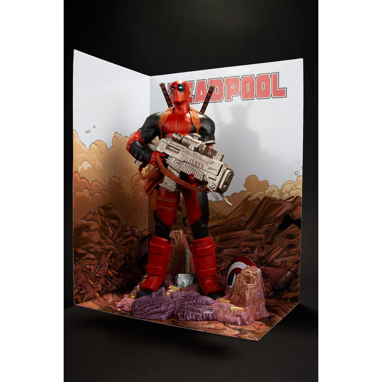 Muñeco Coleccionable Deadpool 1:6 McFarlane Toys con Escena