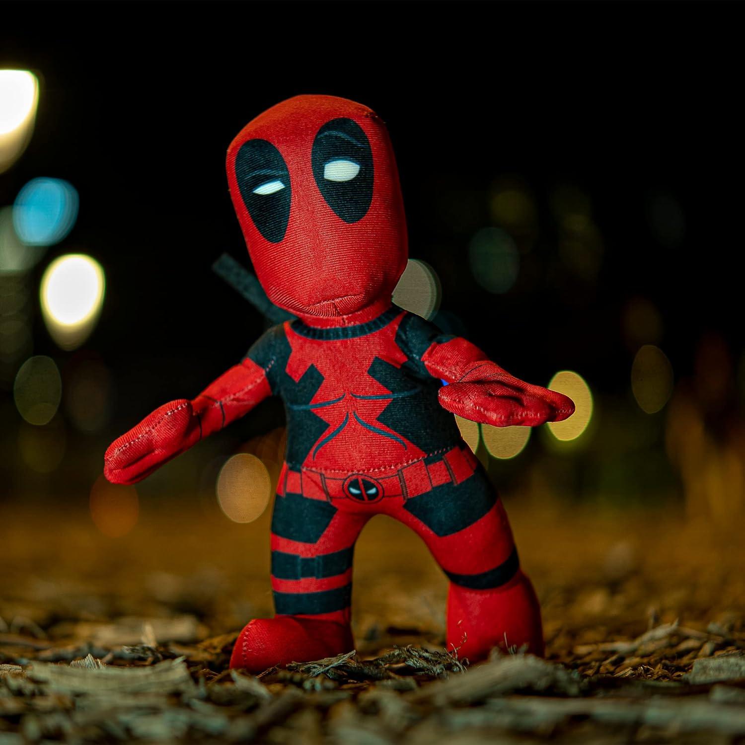 Figura de Peluche Marvel Deadpool 25.4 cm - Licencia Oficial