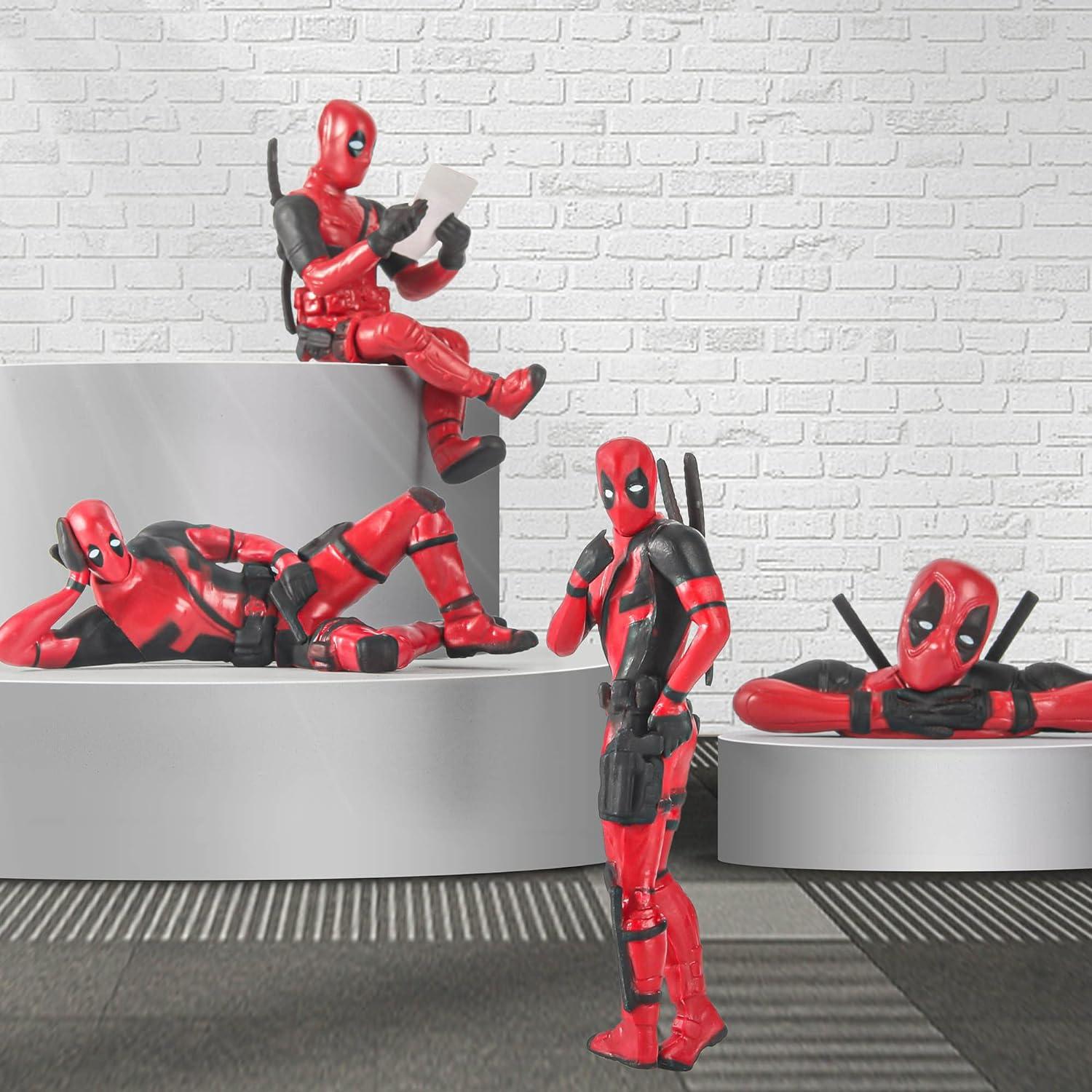 Figuras de Acción de Anime 4Pcs Queediz - Decoración para Hogar y Coche