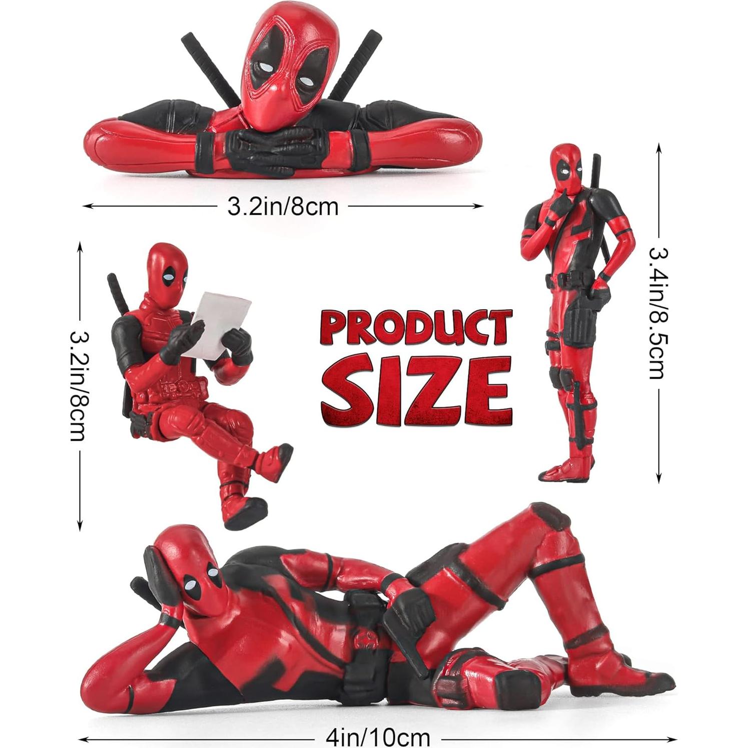 Figuras de Acción de Anime 4Pcs Queediz - Decoración para Hogar y Coche