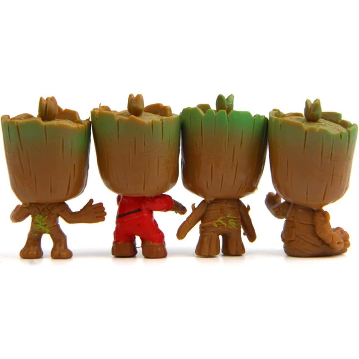 Figuras de Jardín de Hadas LONCESS - Mini Groot 4 Piezas