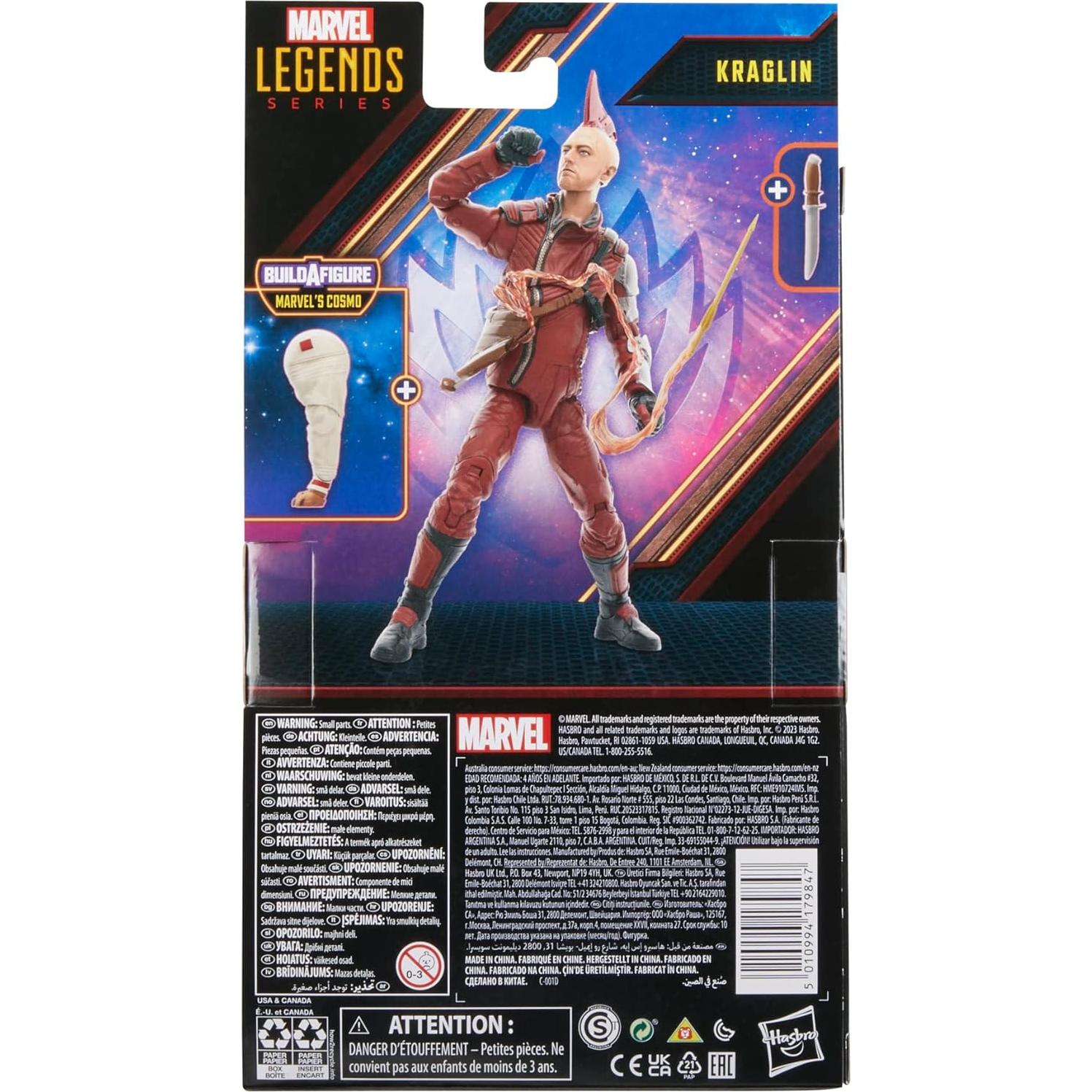 Figura de Acción Kraglin Marvel Legends 15.24 cm Hasbro