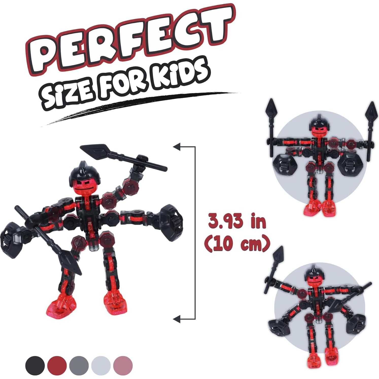 Set de 3 Figuras de Acción Klikbot Galaxy Zing - Stop Motion