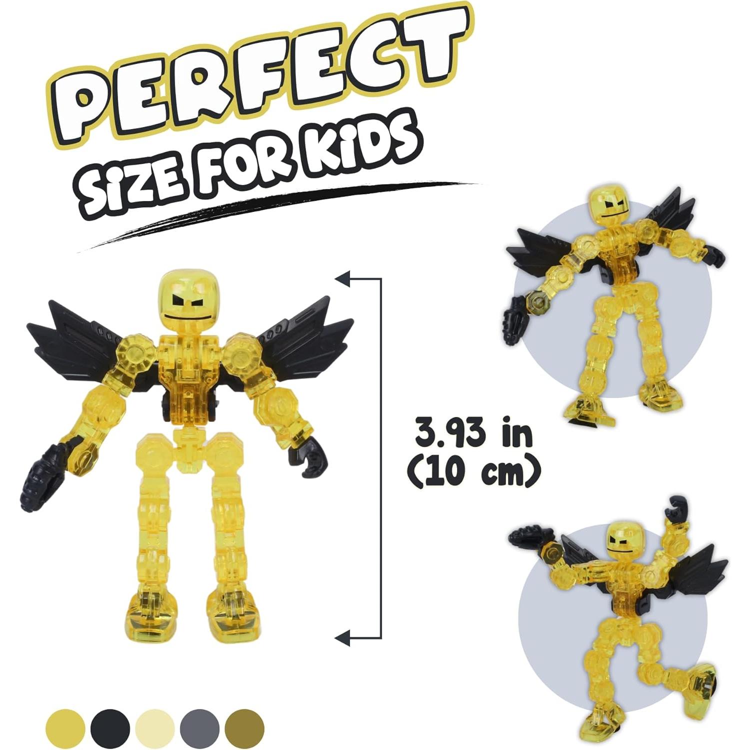 Set de 3 Figuras de Acción Klikbot Galaxy Zing - Stop Motion