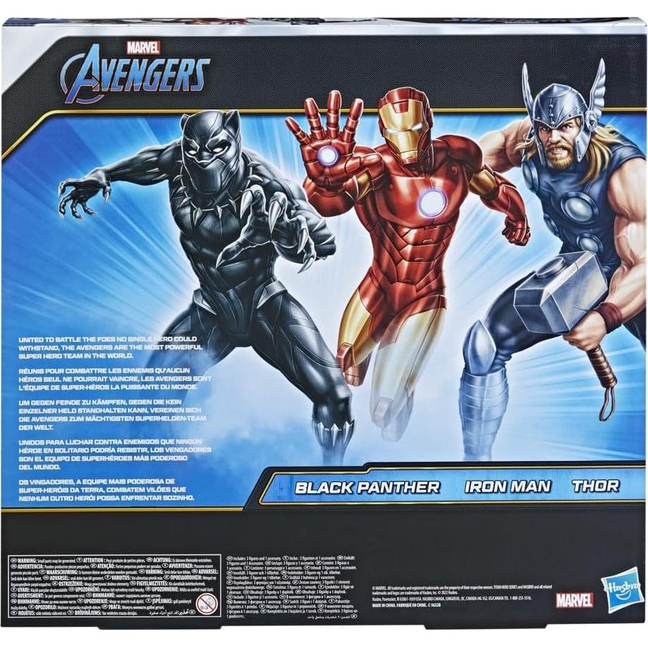 Pack de 3 Figuras de Acción Marvel Avengers 30 cm