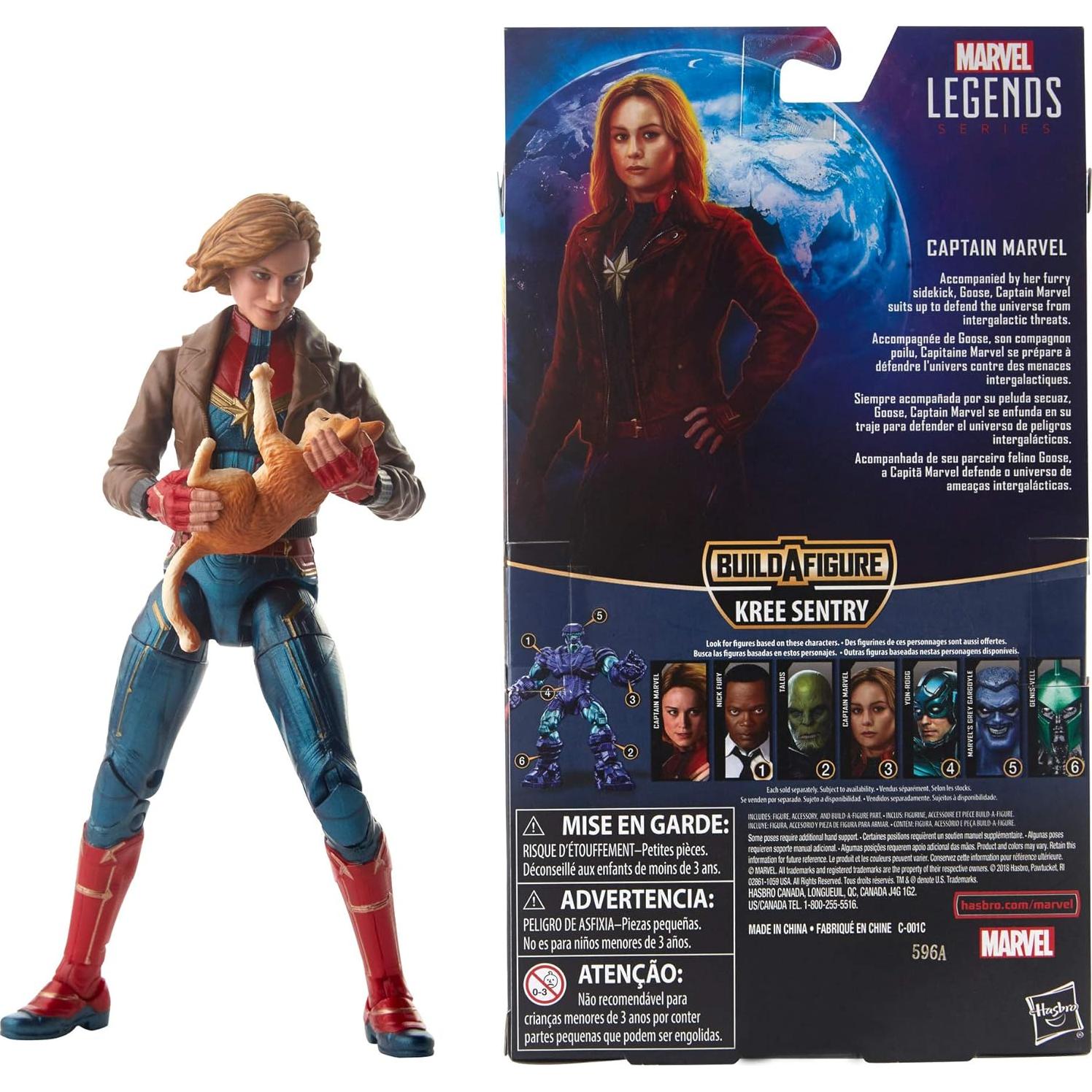 Figura de acción Capitán Marvel Kree 15.24 cm Hasbro