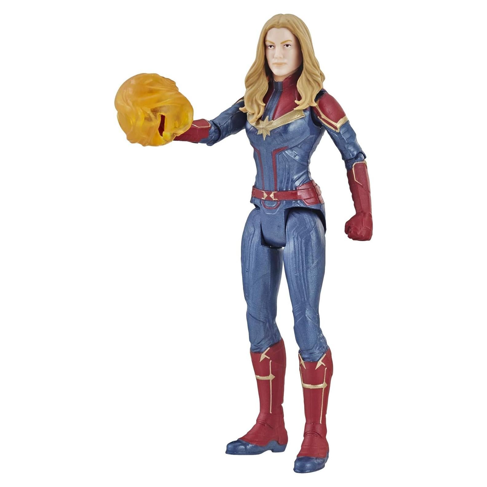Figura de acción Captain Marvel Hasbro 20.96 cm con accesorio