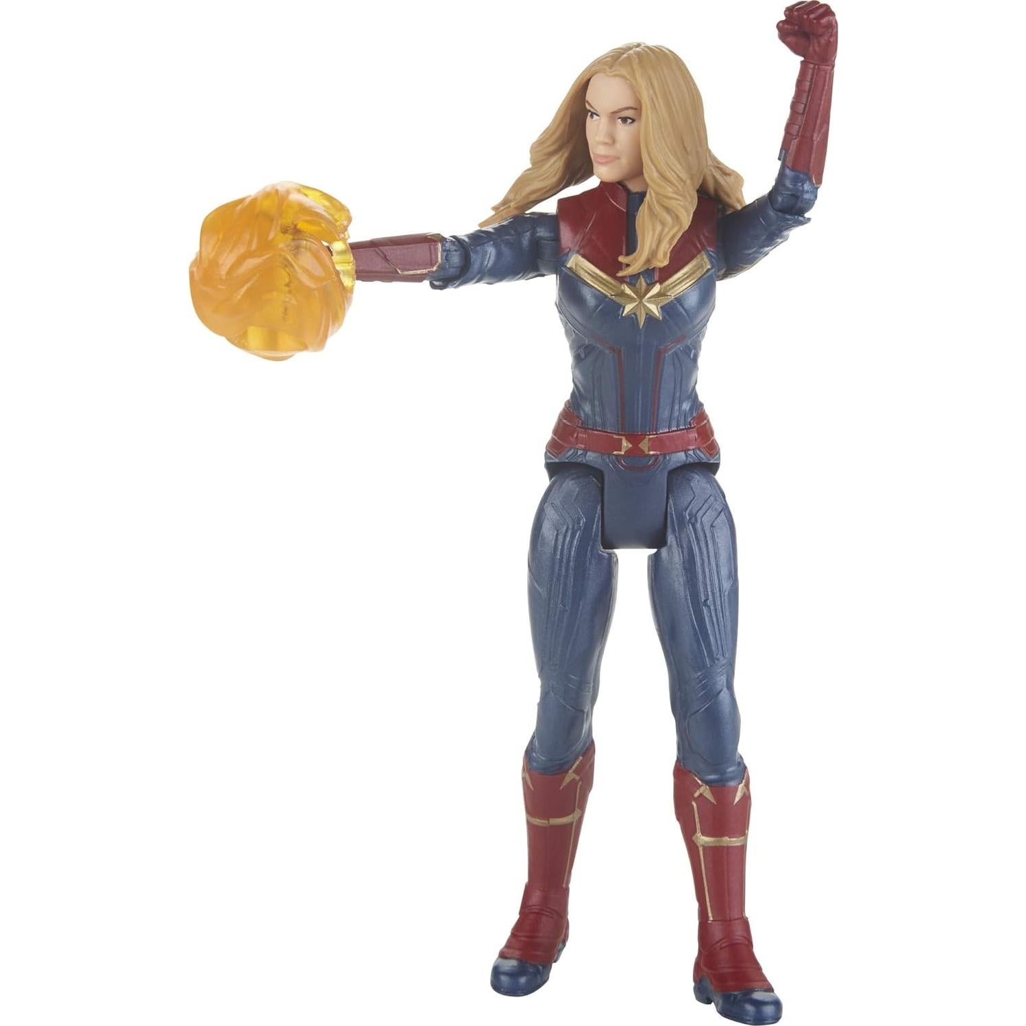 Figura de acción Captain Marvel Hasbro 20.96 cm con accesorio