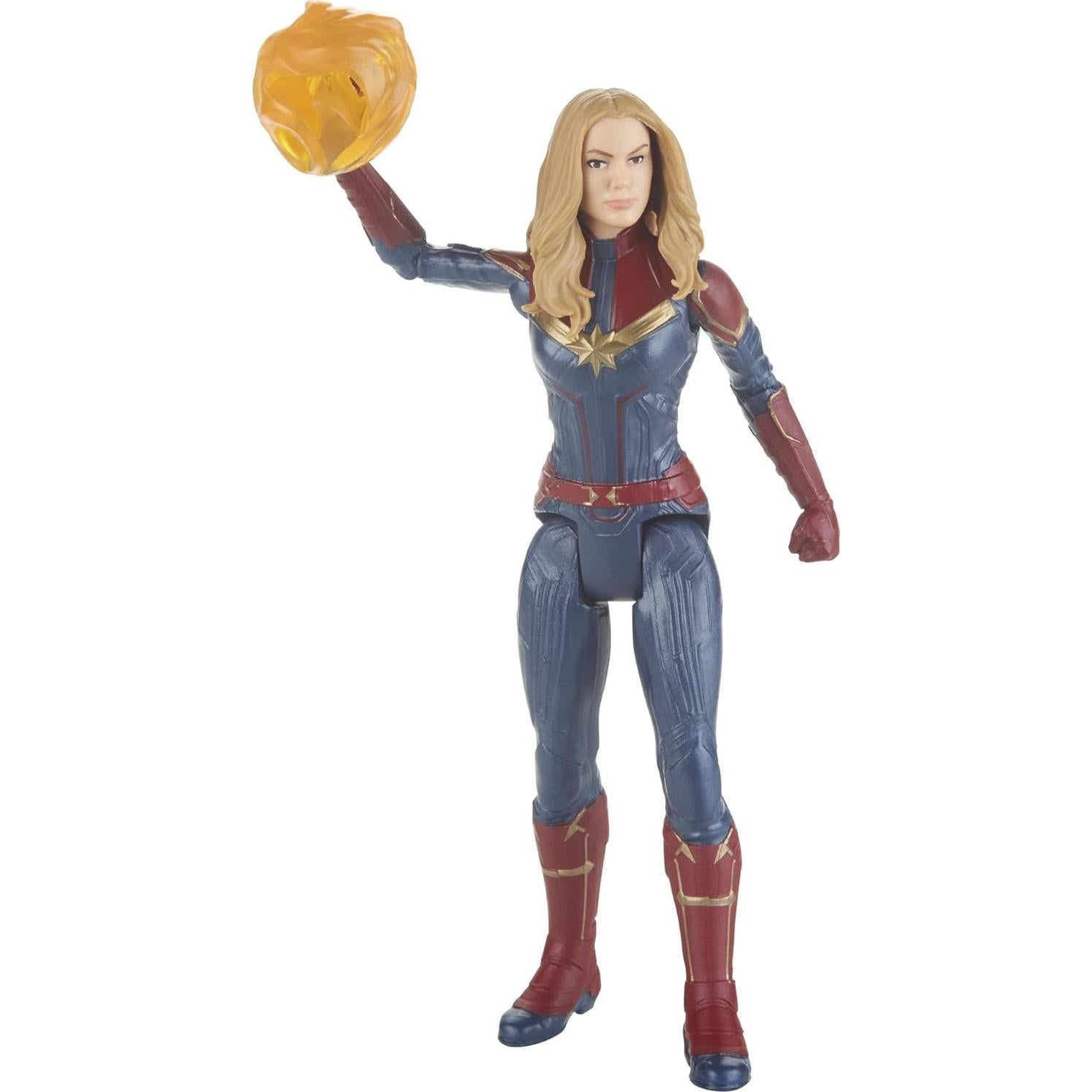 Figura de acción Captain Marvel Hasbro 20.96 cm con accesorio