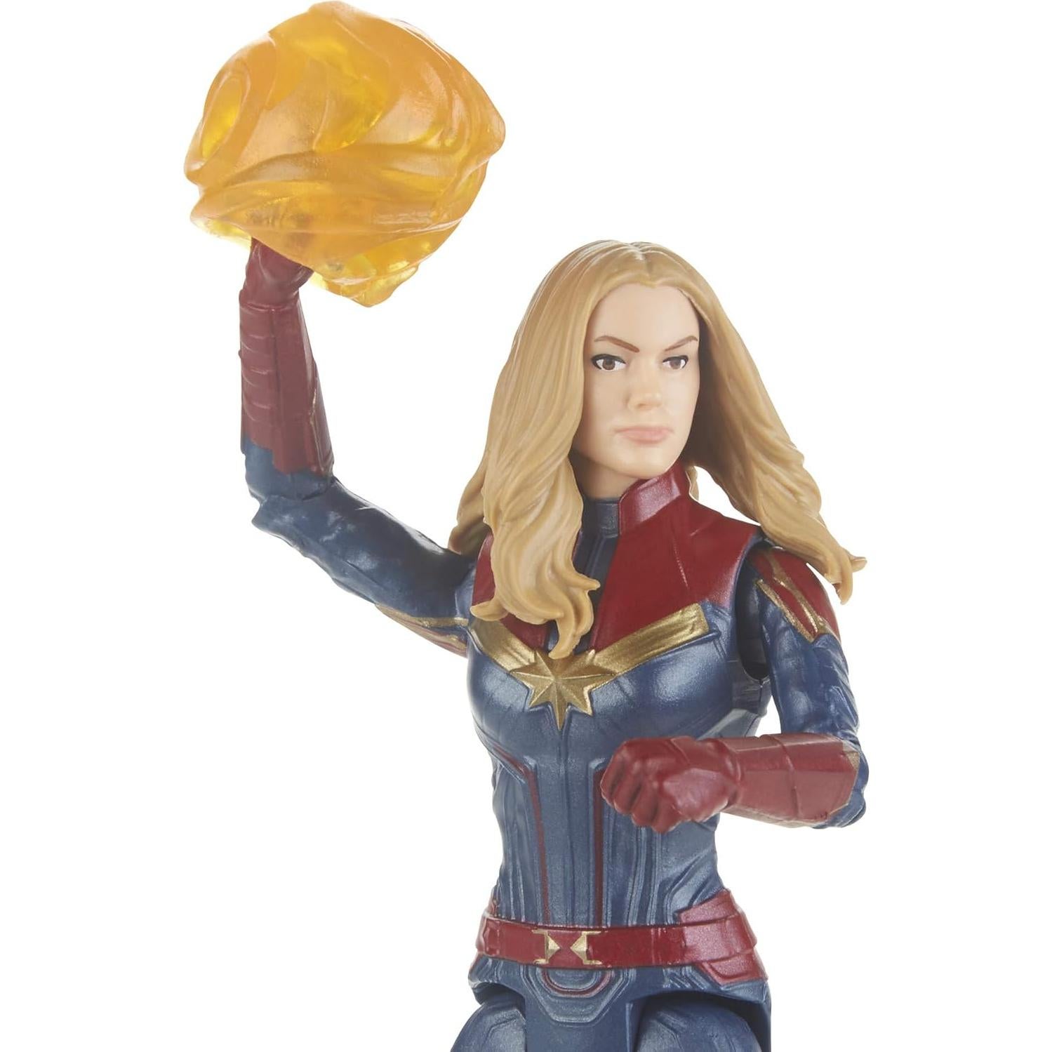 Figura de acción Captain Marvel Hasbro 20.96 cm con accesorio
