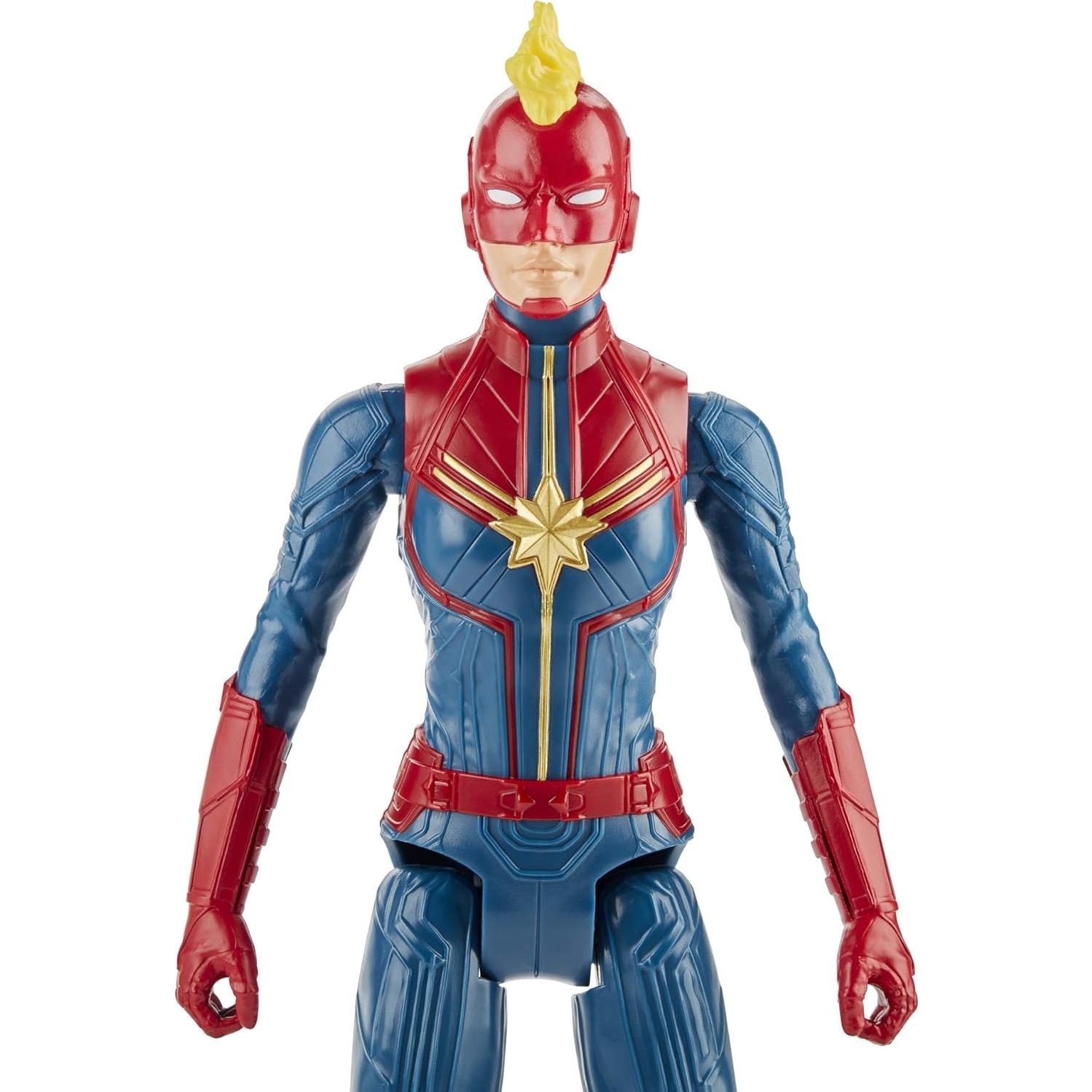 Figura de acción Capitán Marvel 30 cm Hasbro Titan Hero