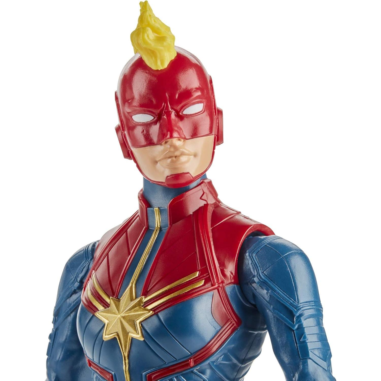 Figura de acción Capitán Marvel 30 cm Hasbro Titan Hero