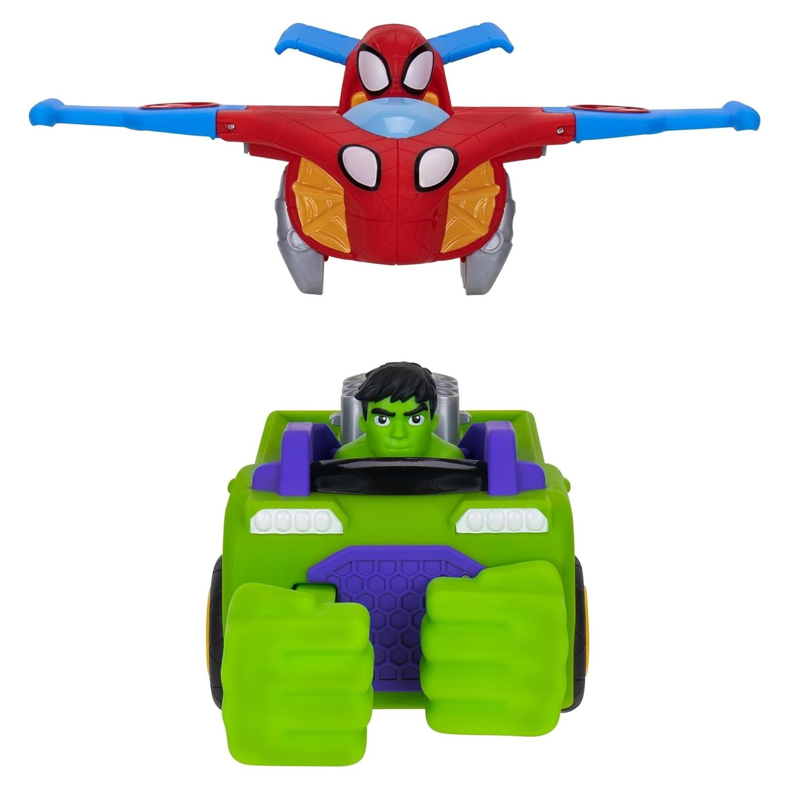 Tanque de Unión Marvel Spidey y Hulk - 15.24 cm y 10.16 cm